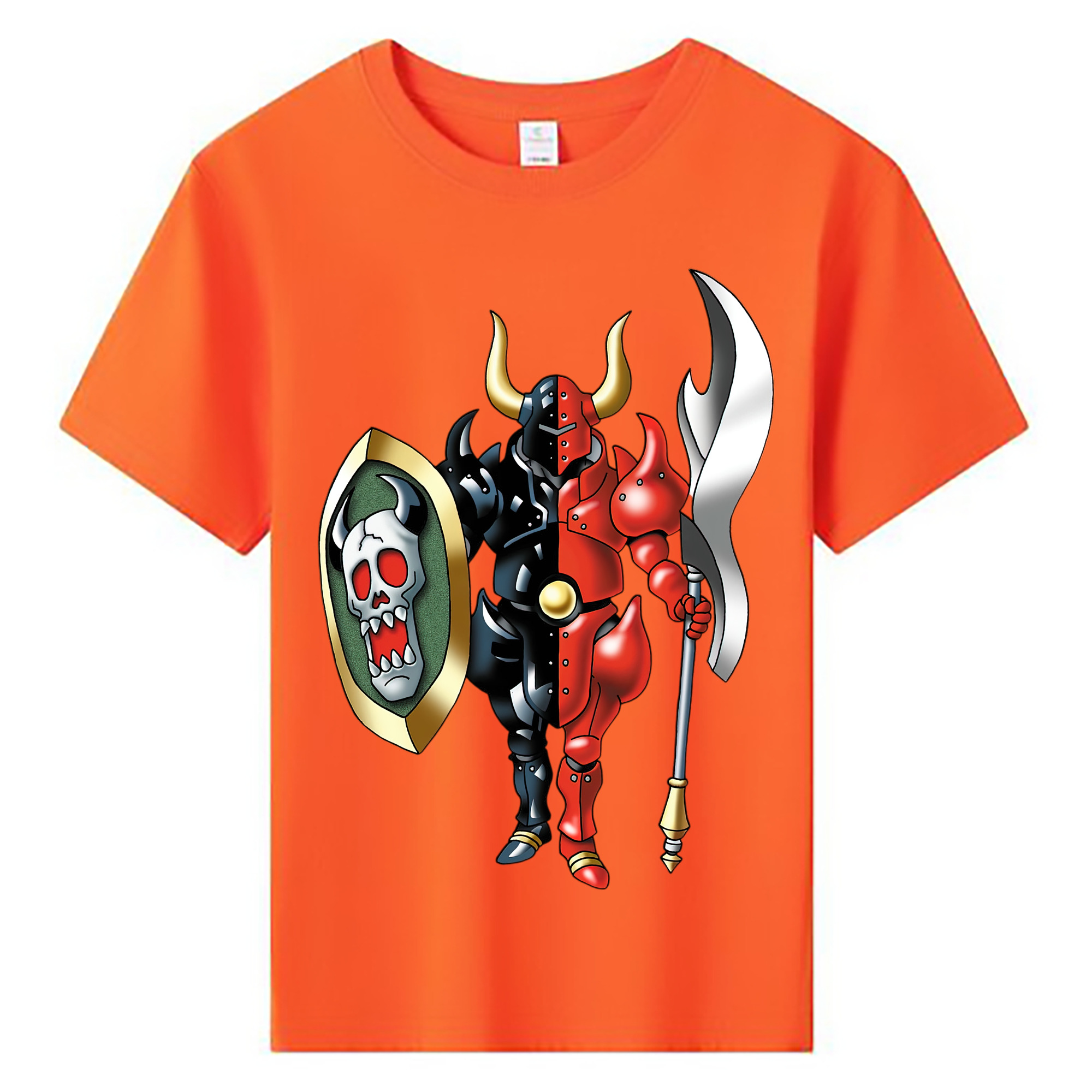（画像用） ドラゴンクエスト Doragon Kuesuto Dragon Quest 綿100％キッズTシャツ（フロントプリント）
