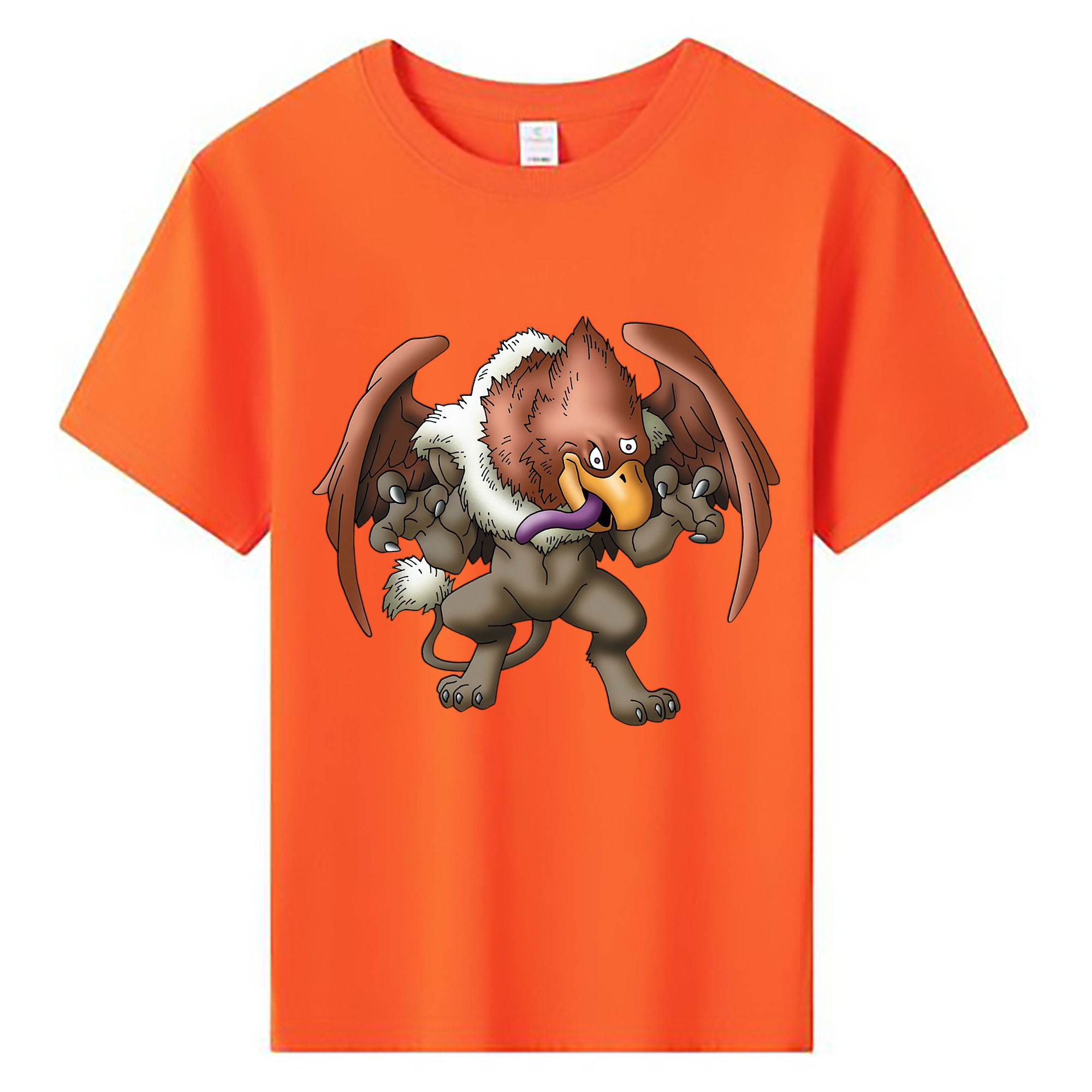 （画像用） ドラゴンクエスト Doragon Kuesuto Dragon Quest 綿100％キッズTシャツ（フロントプリント）