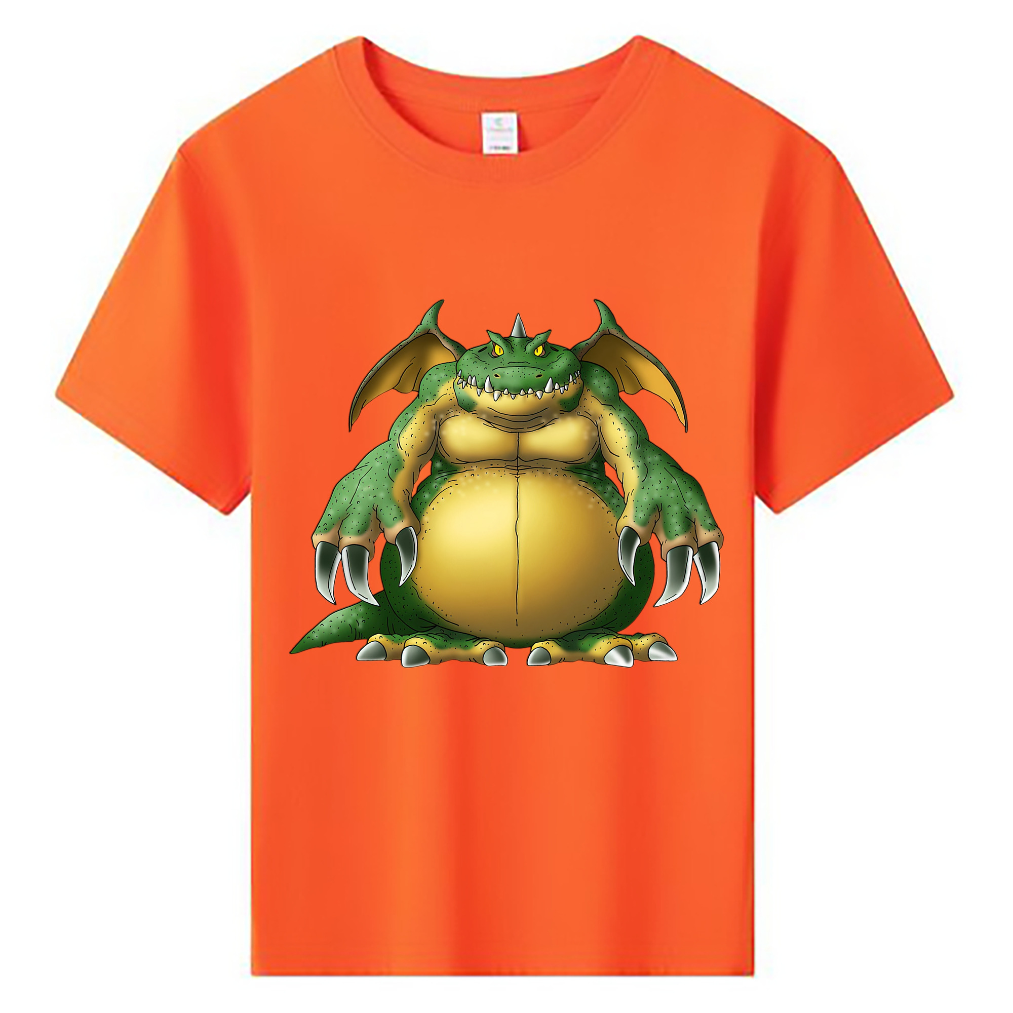 （画像用） ドラゴンクエスト Doragon Kuesuto Dragon Quest 綿100％キッズTシャツ（フロントプリント）