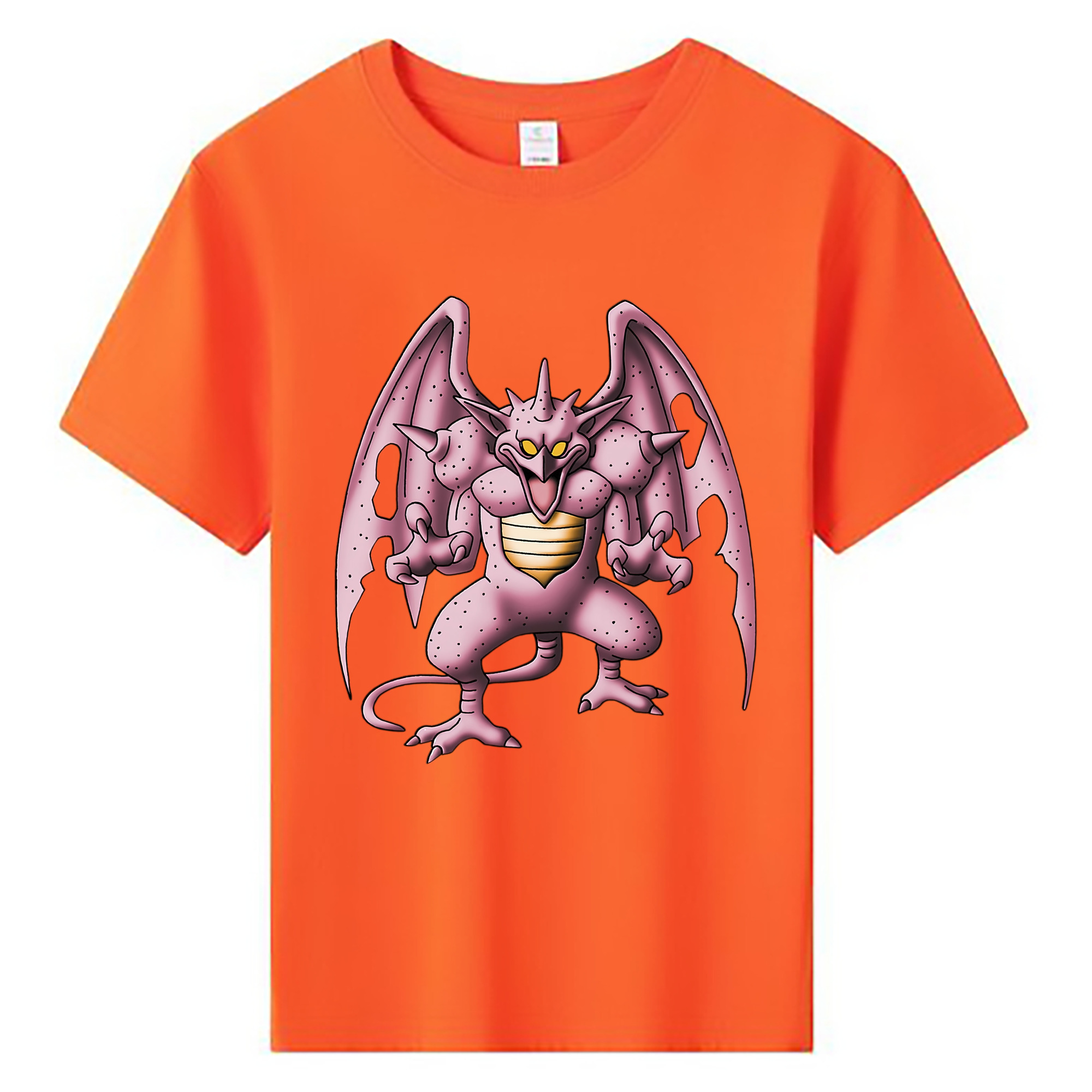 （画像用） ドラゴンクエスト Doragon Kuesuto Dragon Quest 綿100％キッズTシャツ（フロントプリント）