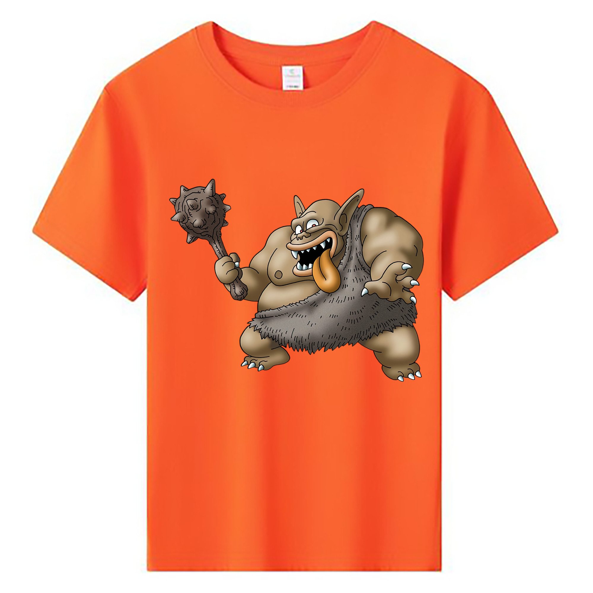（画像用） ドラゴンクエスト Doragon Kuesuto Dragon Quest 綿100％キッズTシャツ（フロントプリント）