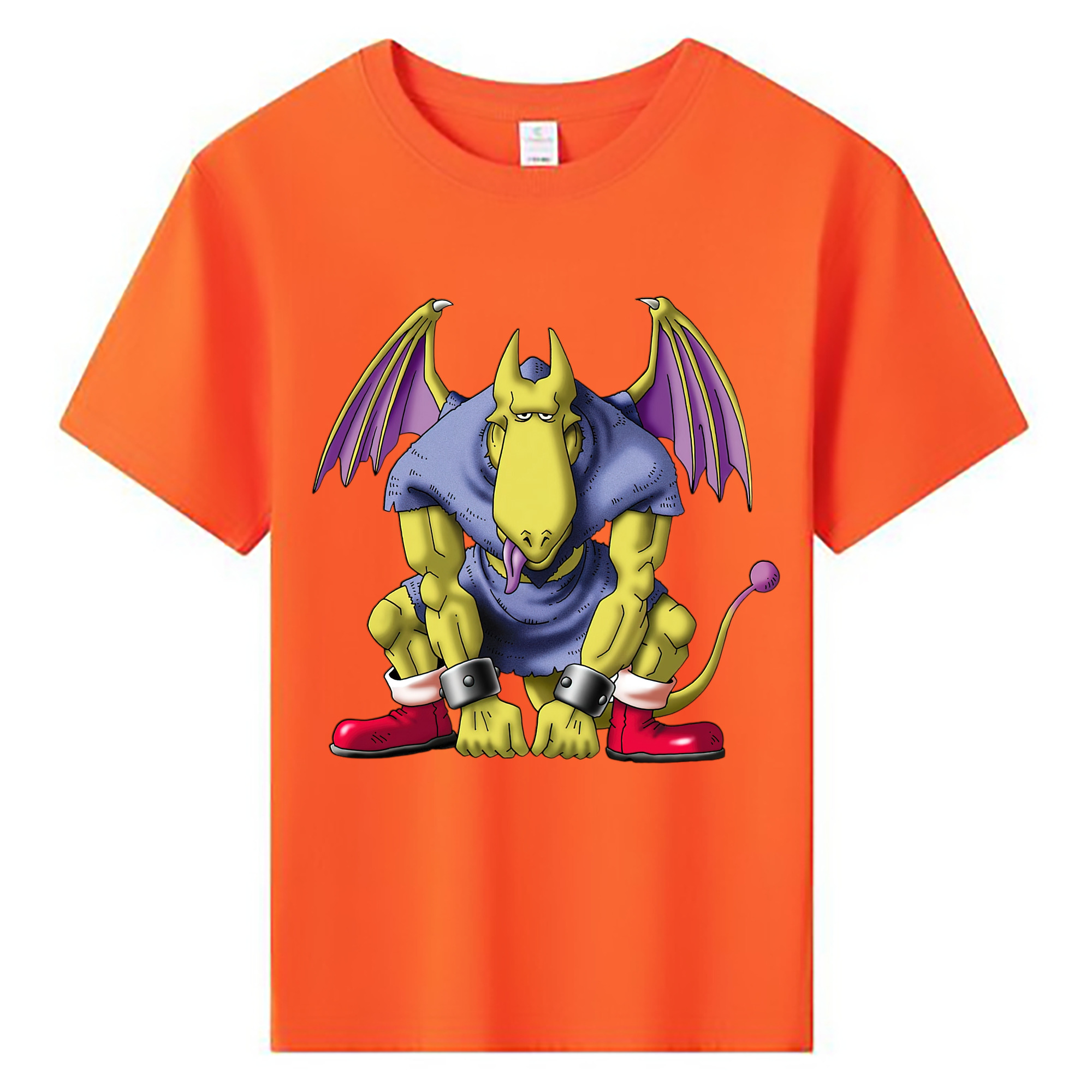 （画像用） ドラゴンクエスト Doragon Kuesuto Dragon Quest 綿100％キッズTシャツ（フロントプリント）
