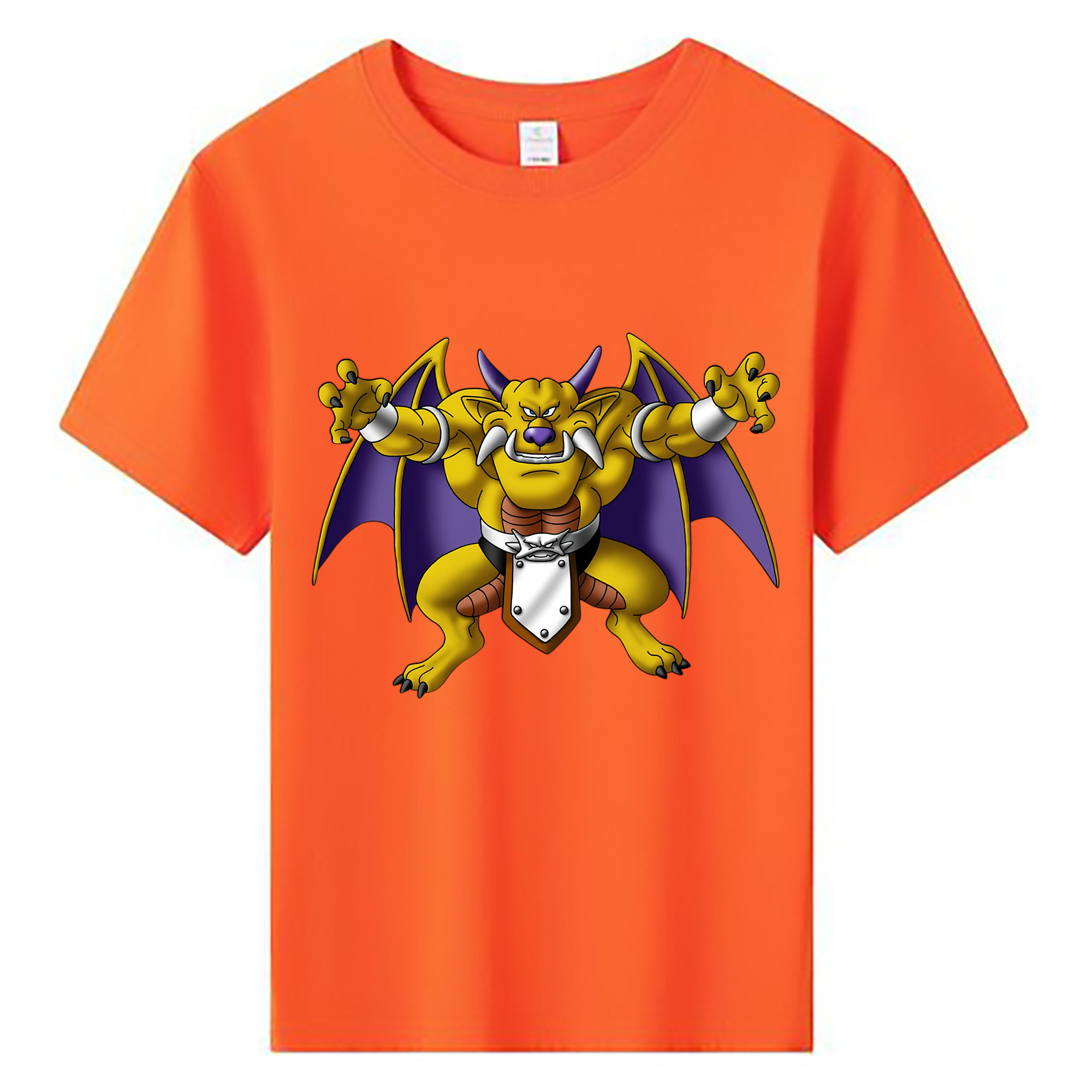 （画像用） ドラゴンクエスト Doragon Kuesuto Dragon Quest 綿100％キッズTシャツ（フロントプリント）