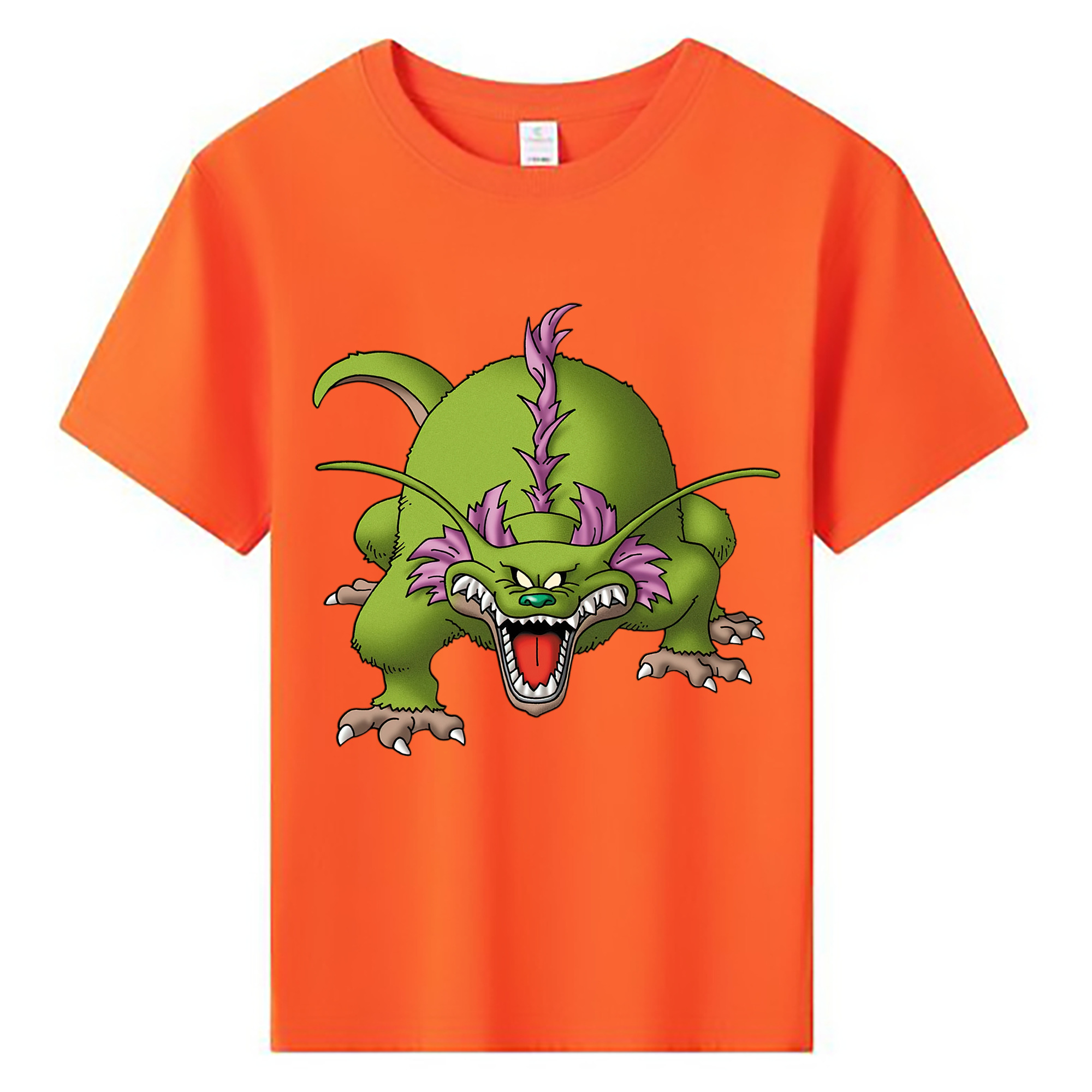 （画像用） ドラゴンクエスト Doragon Kuesuto Dragon Quest 綿100％キッズTシャツ（フロントプリント）