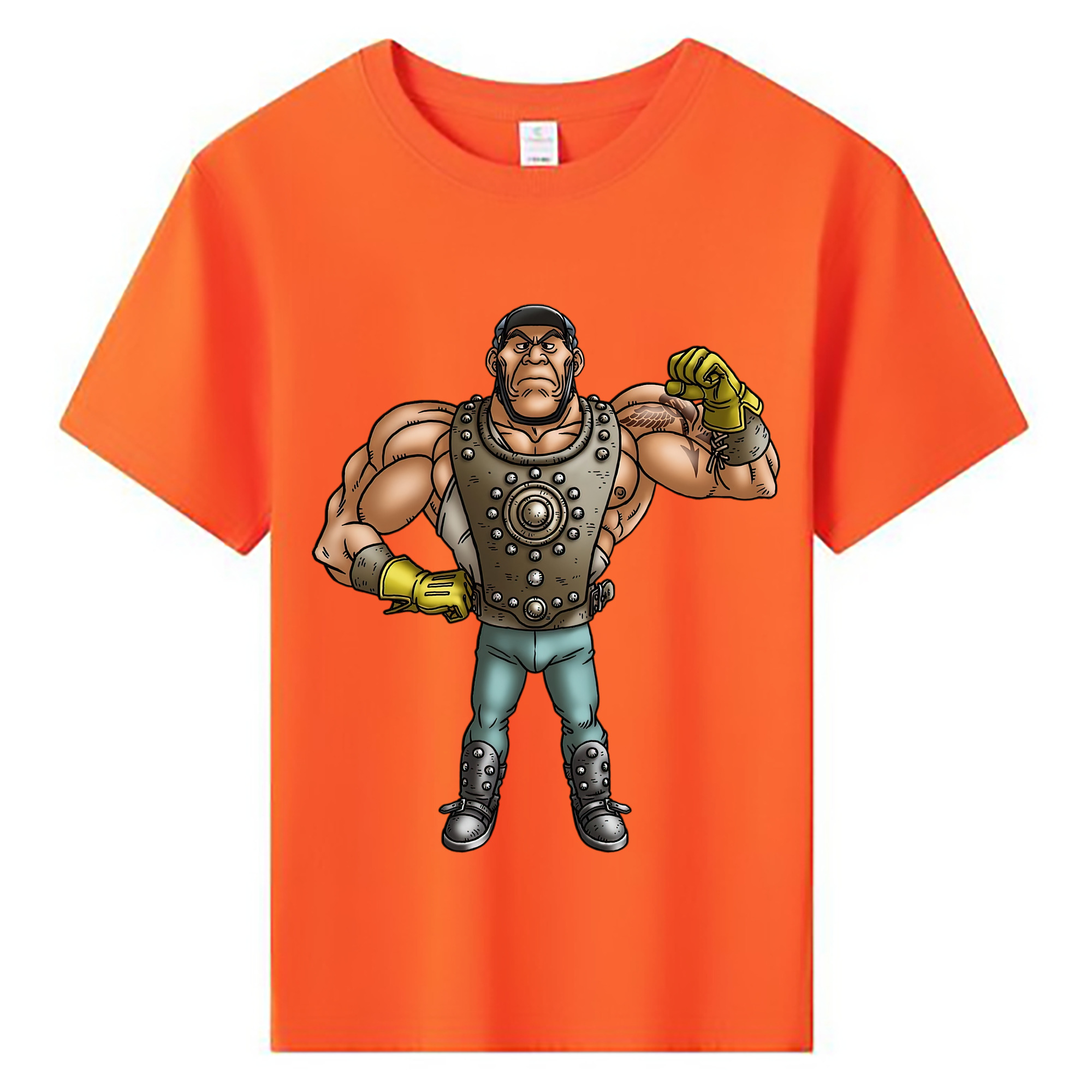 （画像用） ドラゴンクエスト Doragon Kuesuto Dragon Quest 綿100％キッズTシャツ（フロントプリント）