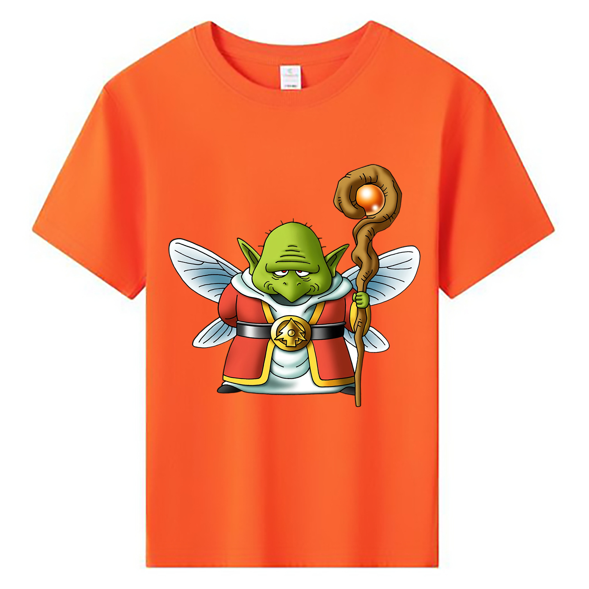 （画像用） ドラゴンクエスト Doragon Kuesuto Dragon Quest 綿100％キッズTシャツ（フロントプリント）