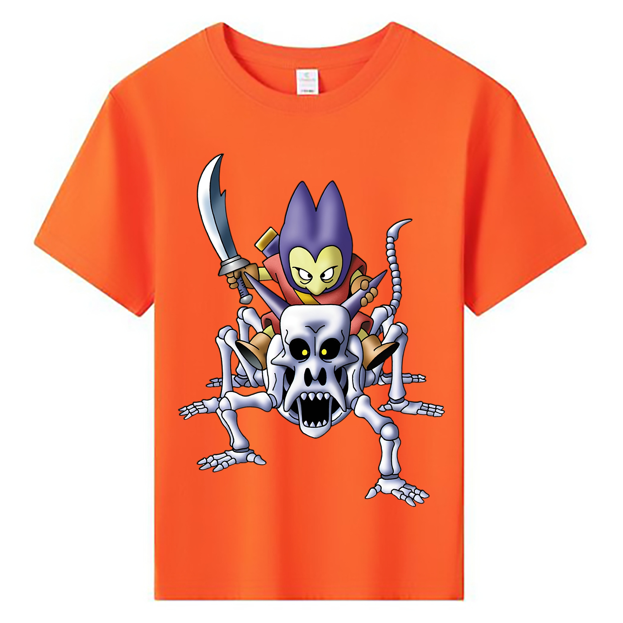 （画像用） ドラゴンクエスト Doragon Kuesuto Dragon Quest 綿100％キッズTシャツ（フロントプリント）