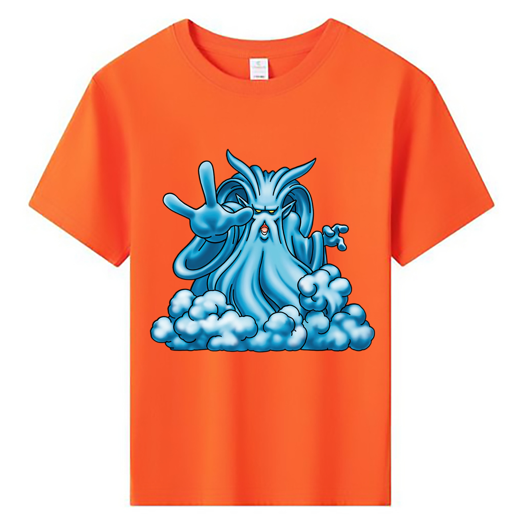 （画像用） ドラゴンクエスト Doragon Kuesuto Dragon Quest 綿100％キッズTシャツ（フロントプリント）