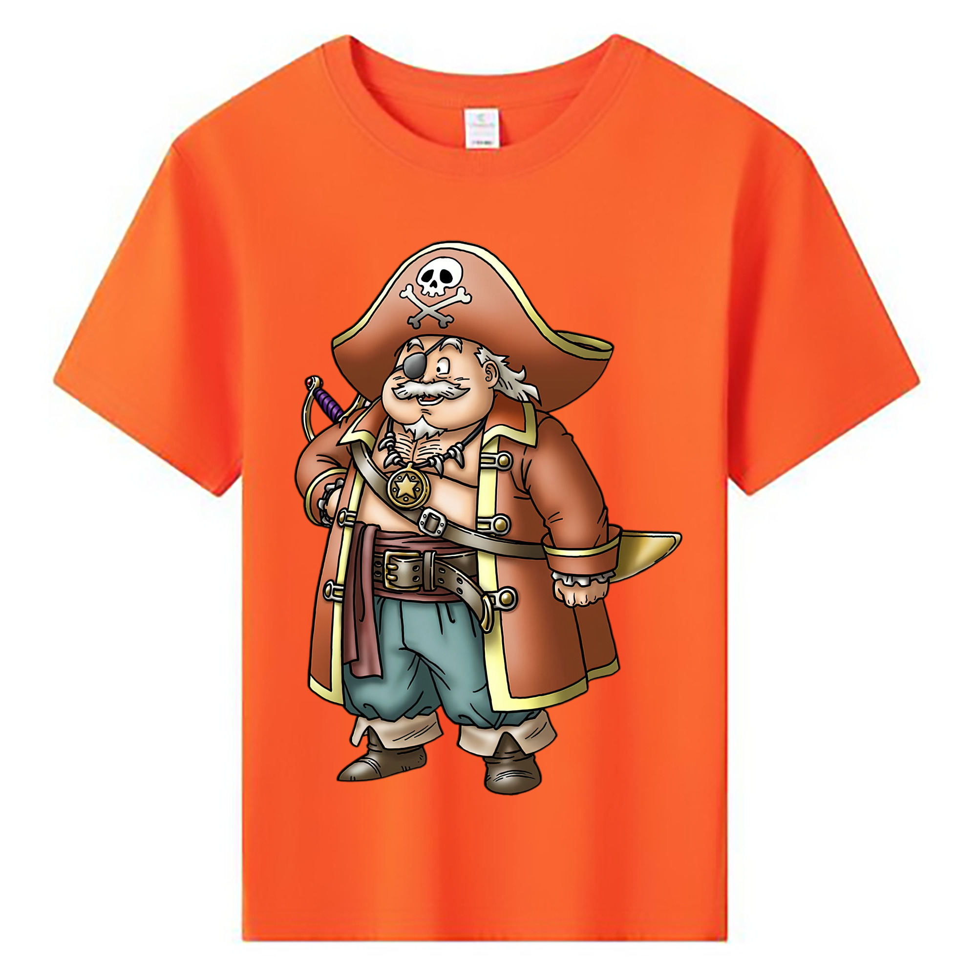 （画像用） ドラゴンクエスト Doragon Kuesuto Dragon Quest 綿100％キッズTシャツ（フロントプリント）