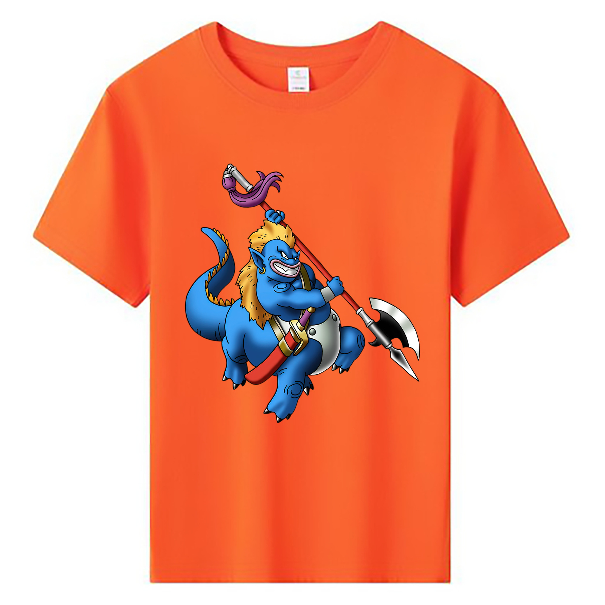 （画像用） ドラゴンクエスト Doragon Kuesuto Dragon Quest 綿100％キッズTシャツ（フロントプリント）