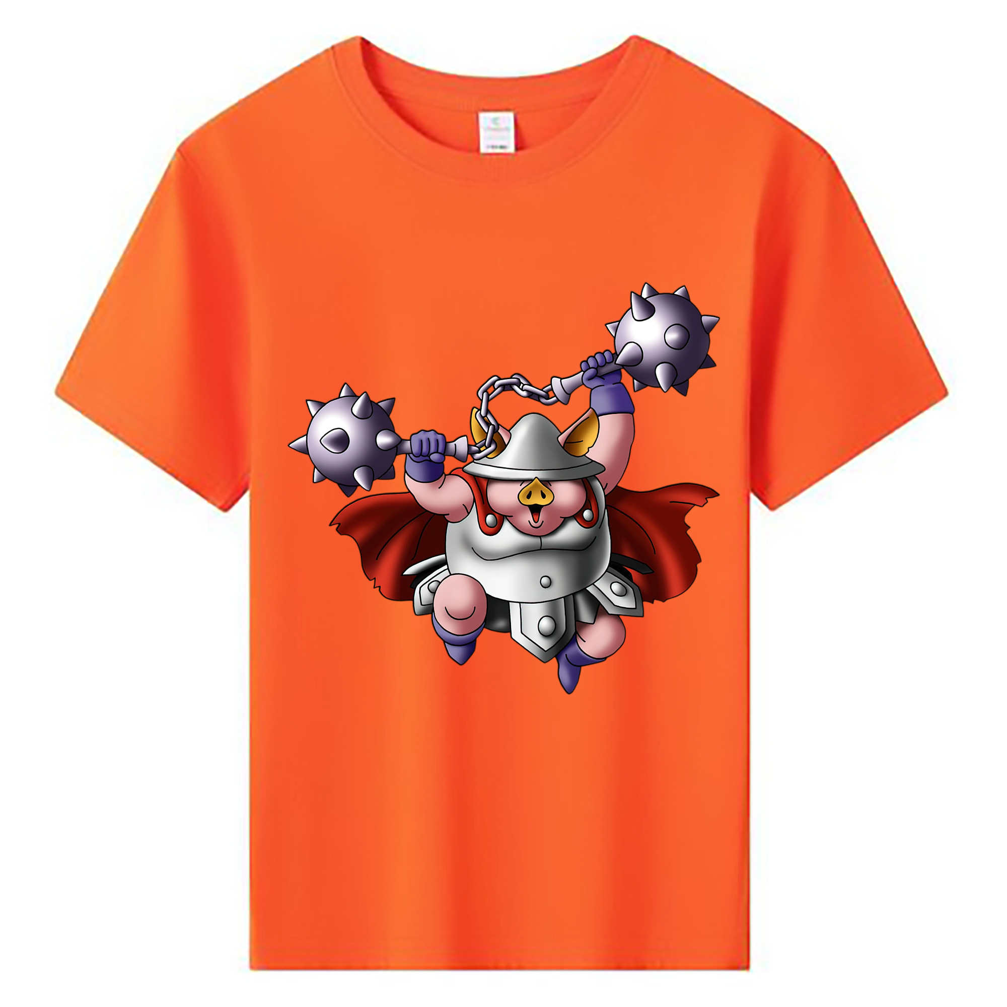 （画像用） ドラゴンクエスト Doragon Kuesuto Dragon Quest 綿100％キッズTシャツ（フロントプリント）