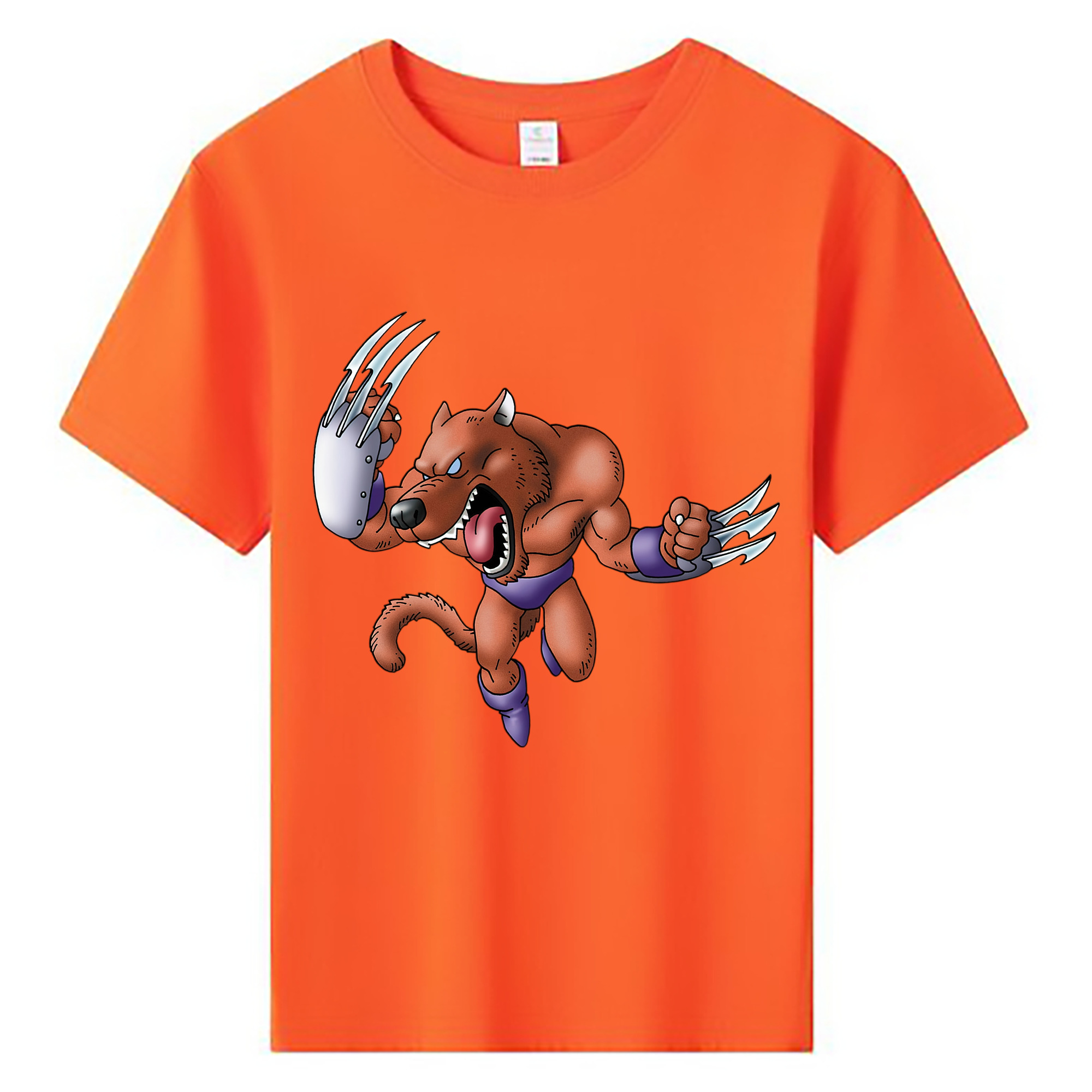 （画像用） ドラゴンクエスト Doragon Kuesuto Dragon Quest 綿100％キッズTシャツ（フロントプリント）