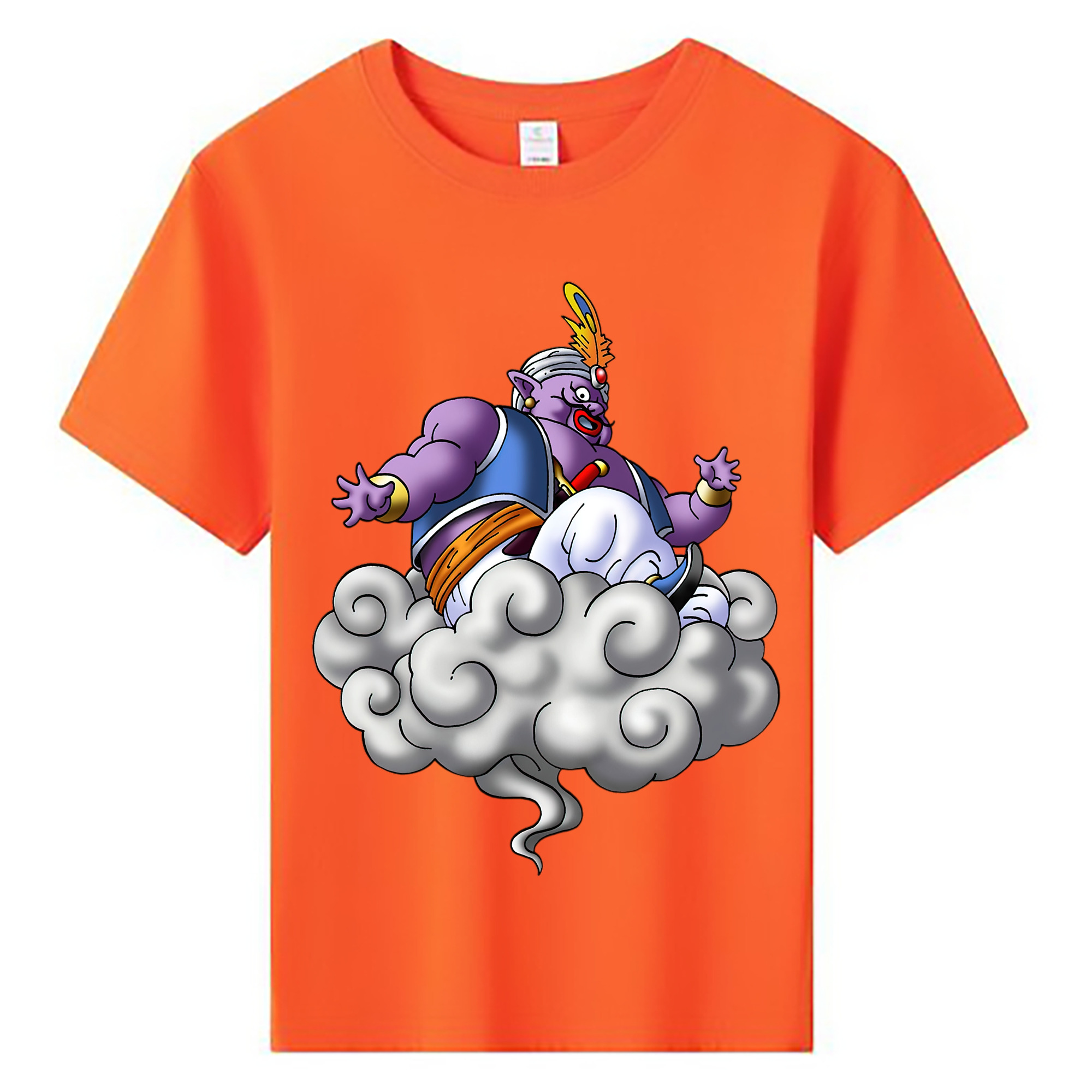 （画像用） ドラゴンクエスト Doragon Kuesuto Dragon Quest 綿100％キッズTシャツ（フロントプリント）
