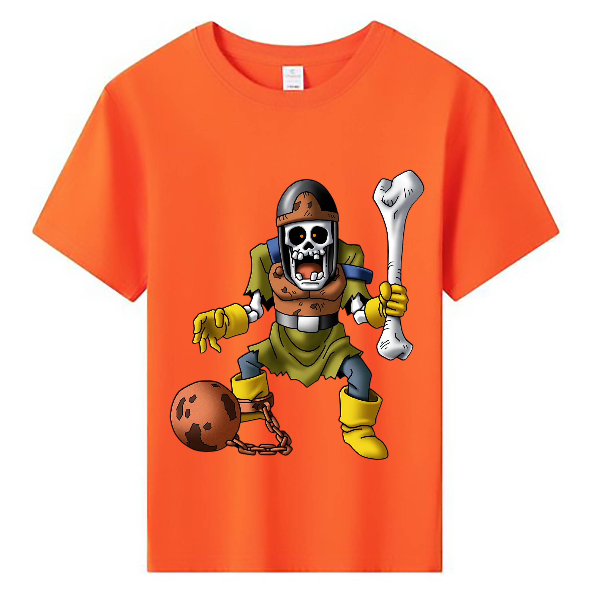 （画像用） ドラゴンクエスト Doragon Kuesuto Dragon Quest 綿100％キッズTシャツ（フロントプリント）