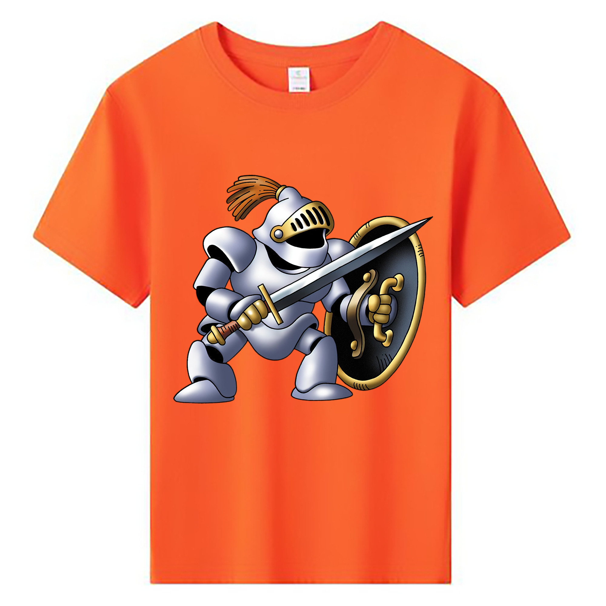 （画像用） ドラゴンクエスト Doragon Kuesuto Dragon Quest 綿100％キッズTシャツ（フロントプリント）