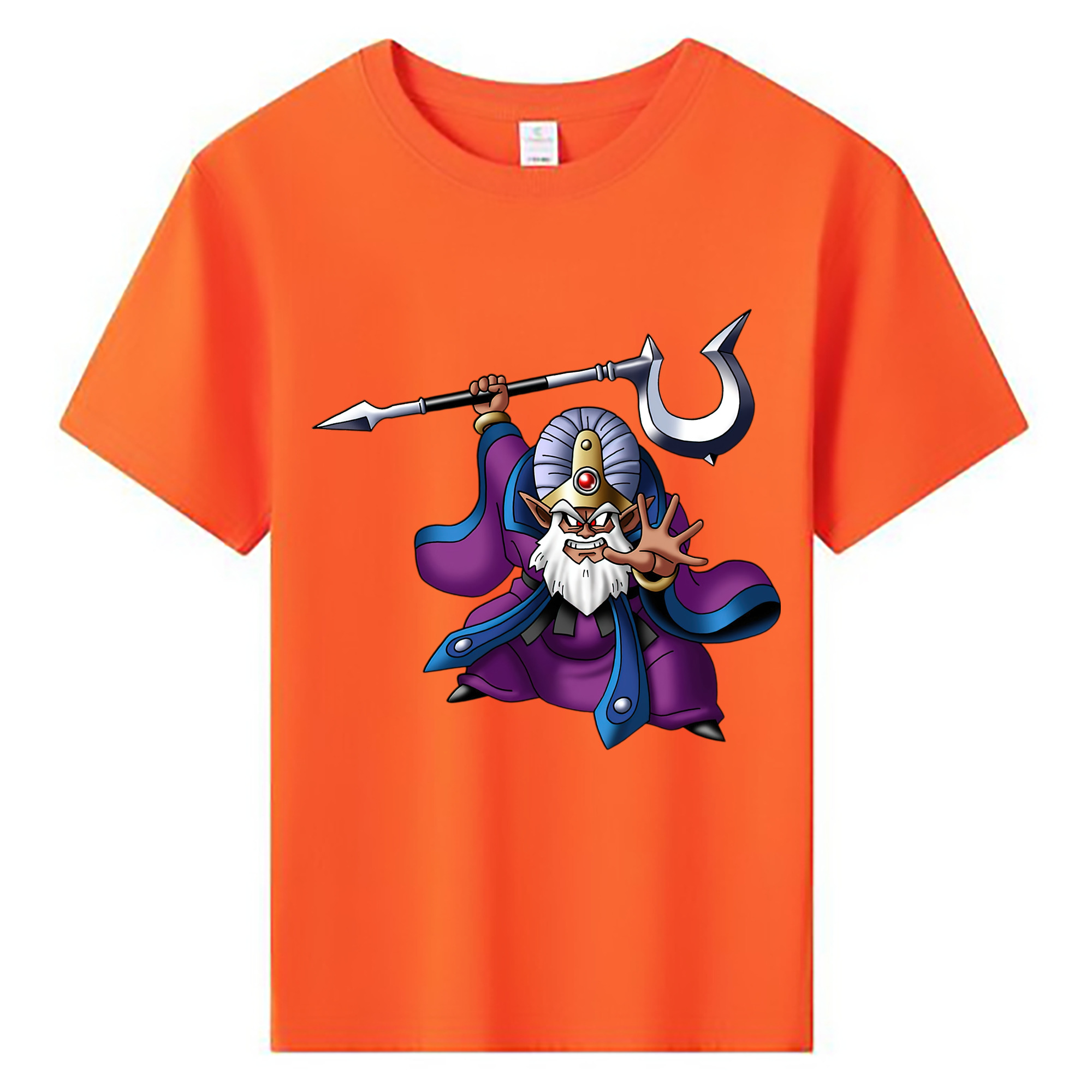 （画像用） ドラゴンクエスト Doragon Kuesuto Dragon Quest 綿100％キッズTシャツ（フロントプリント）