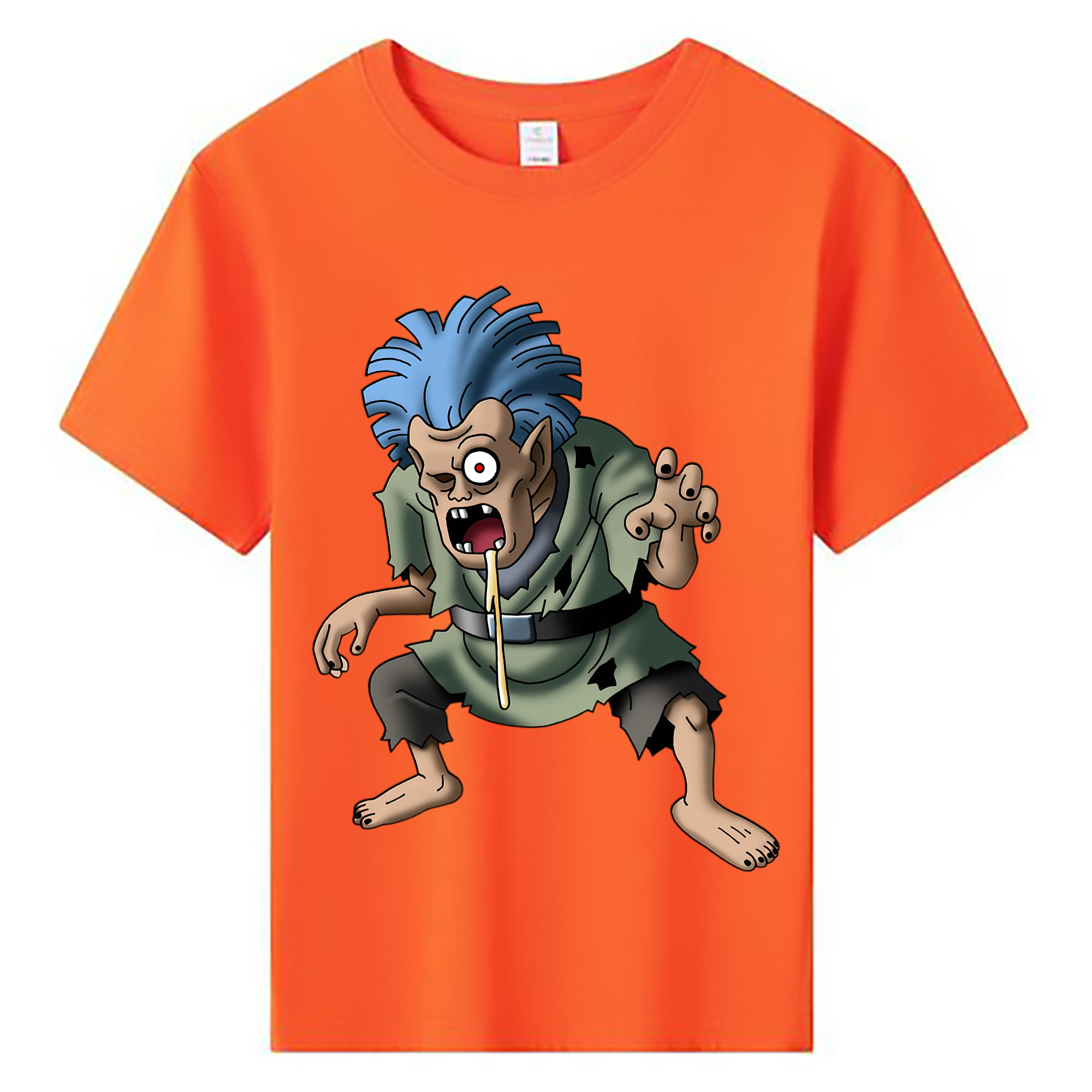 （画像用） ドラゴンクエスト Doragon Kuesuto Dragon Quest 綿100％キッズTシャツ（フロントプリント）