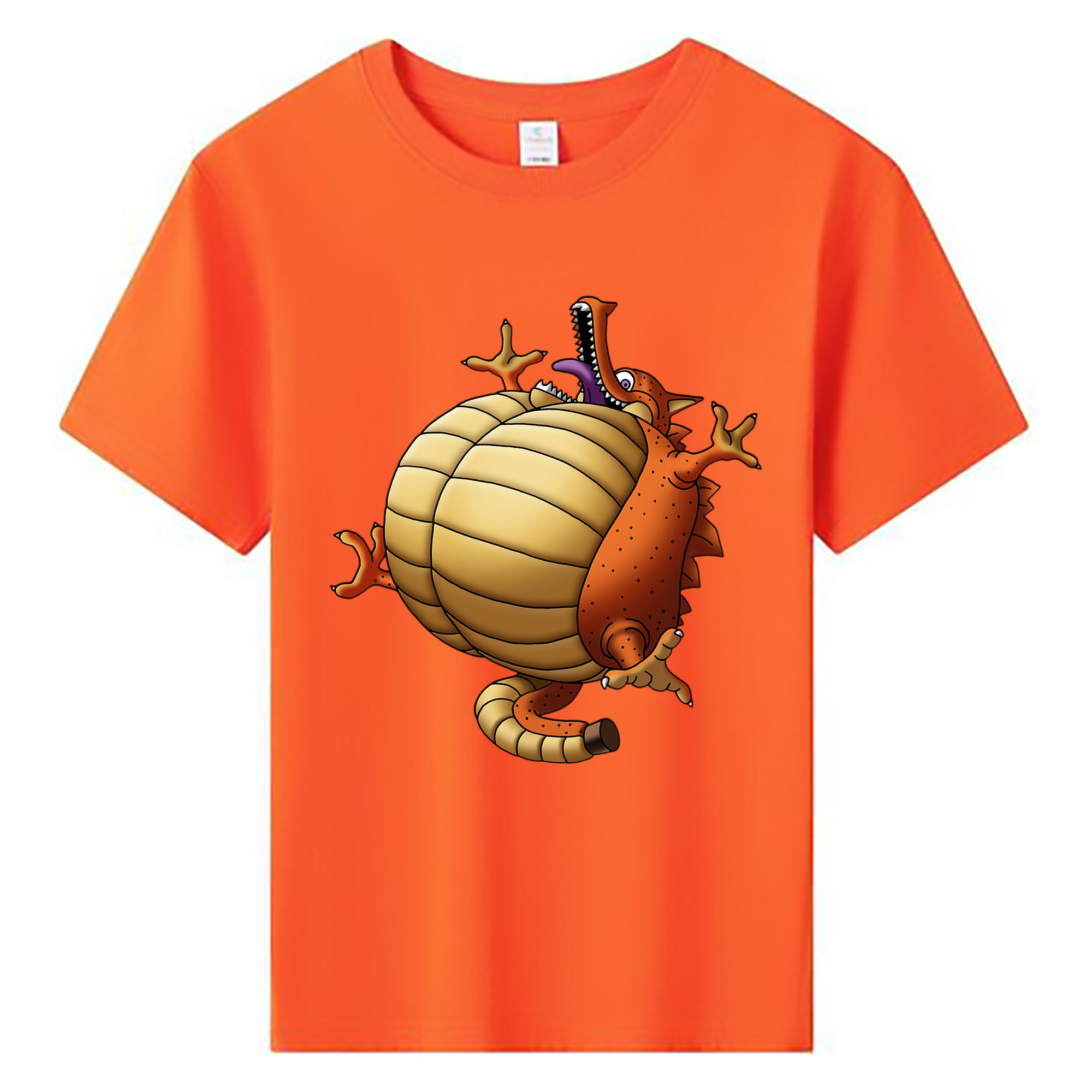 （画像用） ドラゴンクエスト Doragon Kuesuto Dragon Quest 綿100％キッズTシャツ（フロントプリント）
