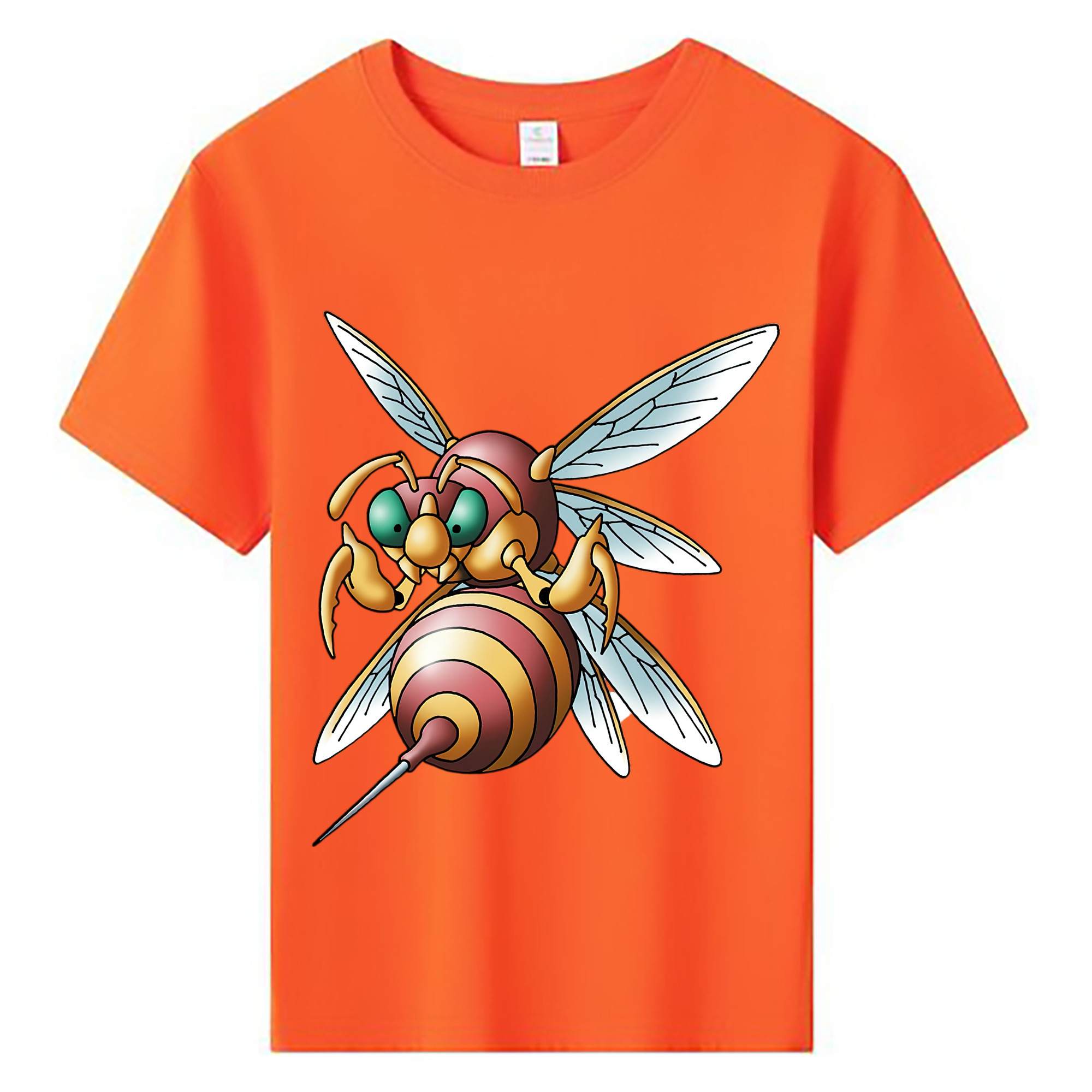 （画像用） ドラゴンクエスト Doragon Kuesuto Dragon Quest 綿100％キッズTシャツ（フロントプリント）