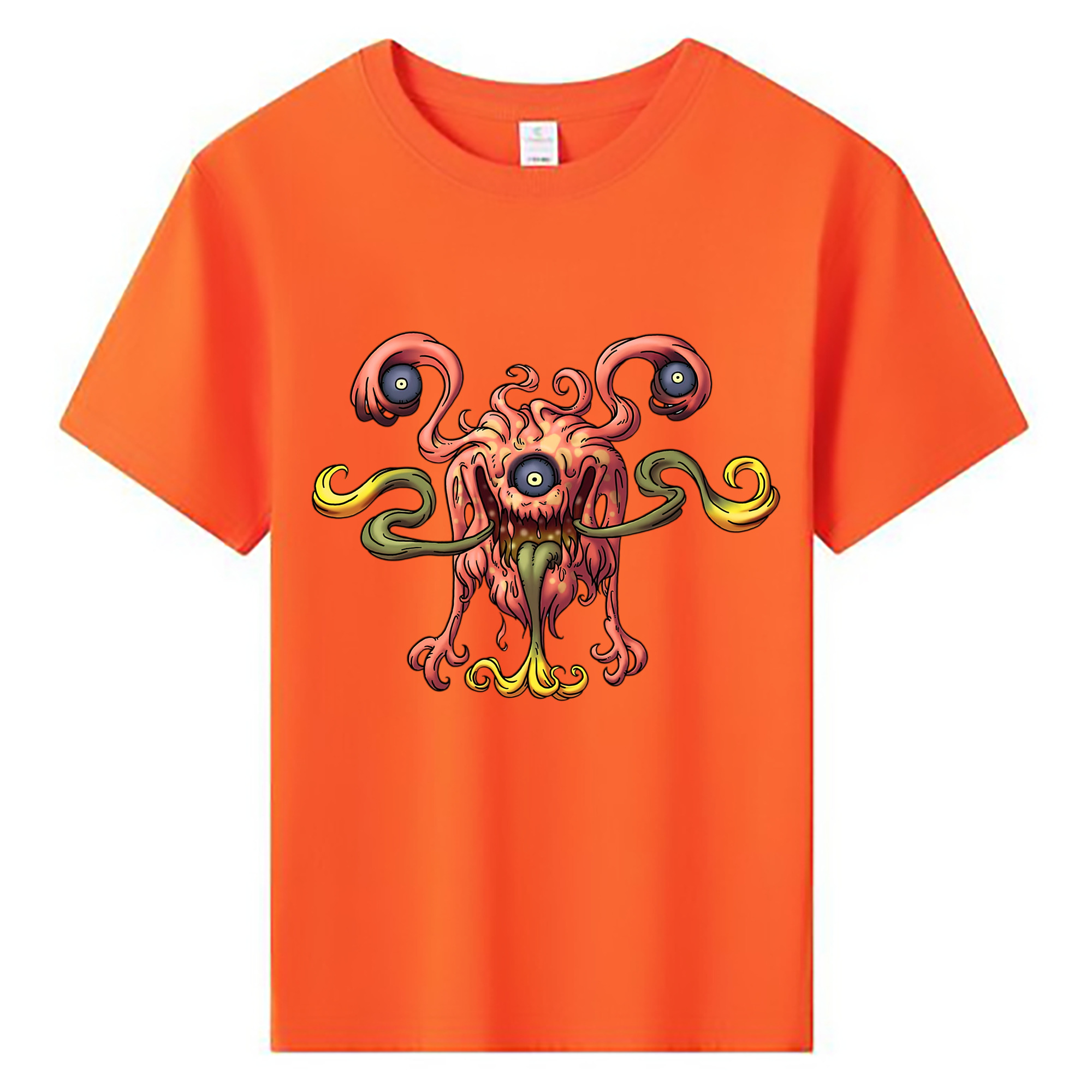 （画像用） ドラゴンクエスト Doragon Kuesuto Dragon Quest 綿100％キッズTシャツ（フロントプリント）