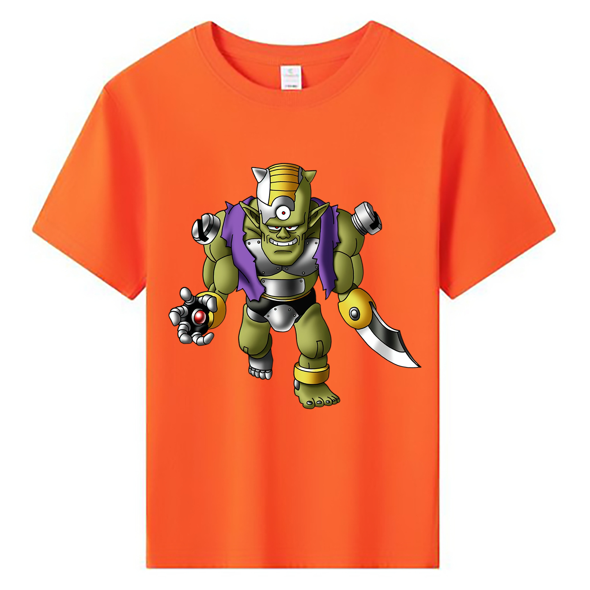 （画像用） ドラゴンクエスト Doragon Kuesuto Dragon Quest 綿100％キッズTシャツ（フロントプリント）