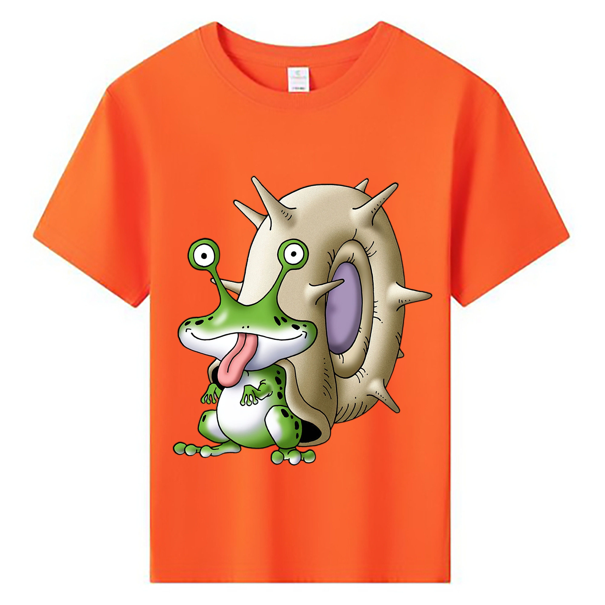 （画像用） ドラゴンクエスト Doragon Kuesuto Dragon Quest 綿100％キッズTシャツ（フロントプリント）