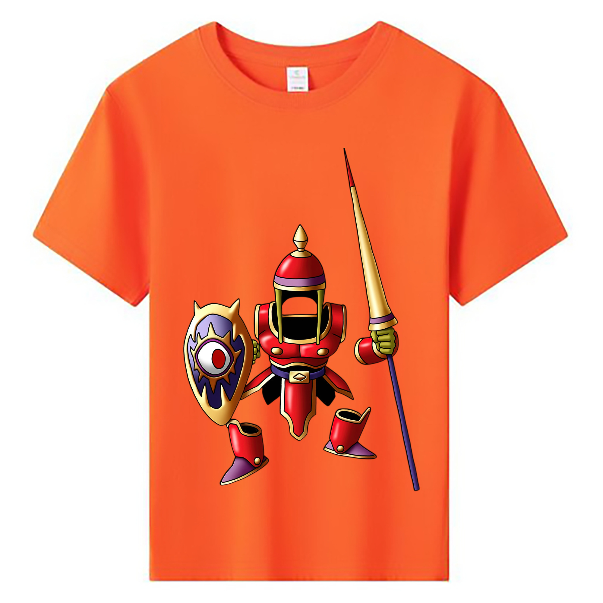 （画像用） ドラゴンクエスト Doragon Kuesuto Dragon Quest 綿100％キッズTシャツ（フロントプリント）