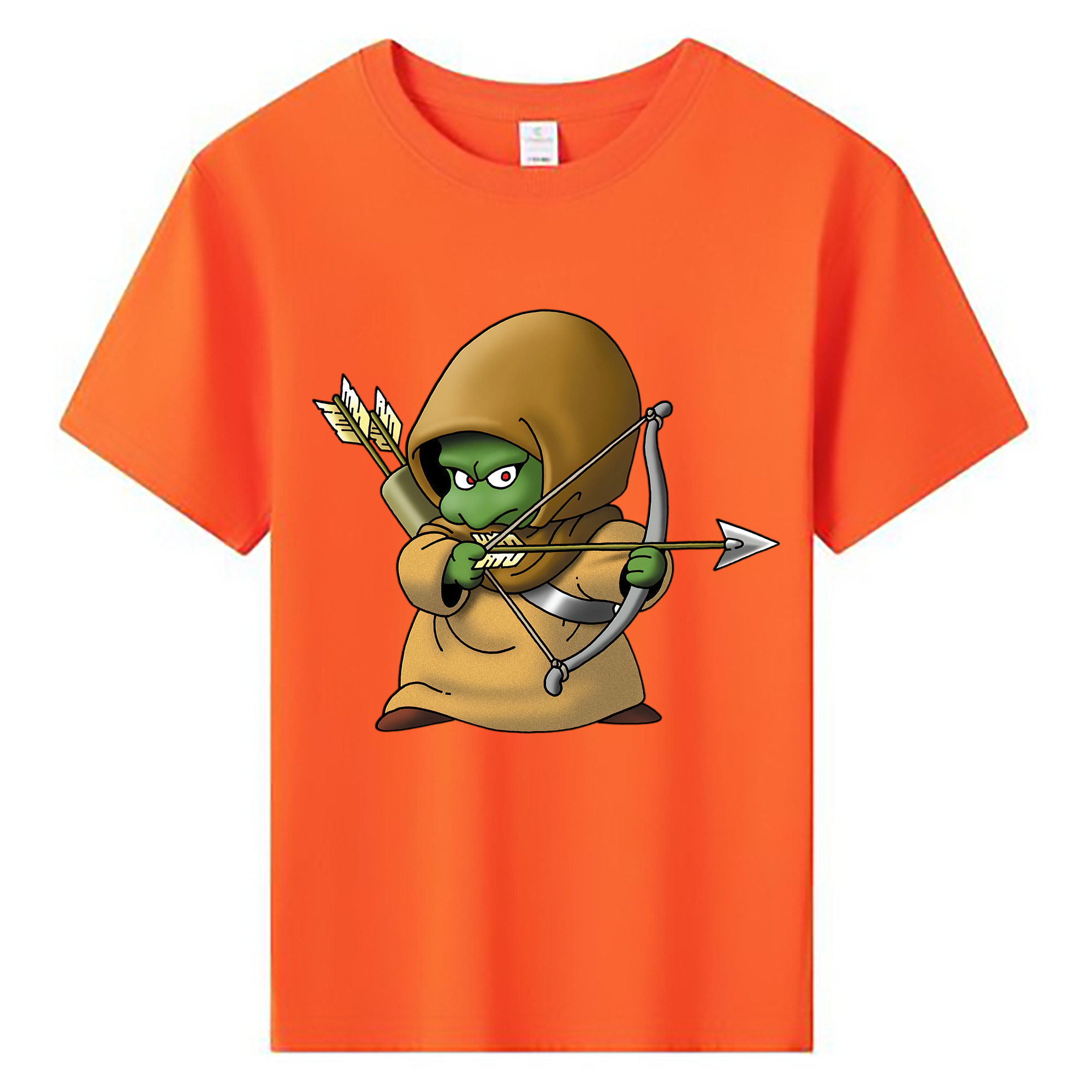 （画像用） ドラゴンクエスト Doragon Kuesuto Dragon Quest 綿100％キッズTシャツ（フロントプリント）
