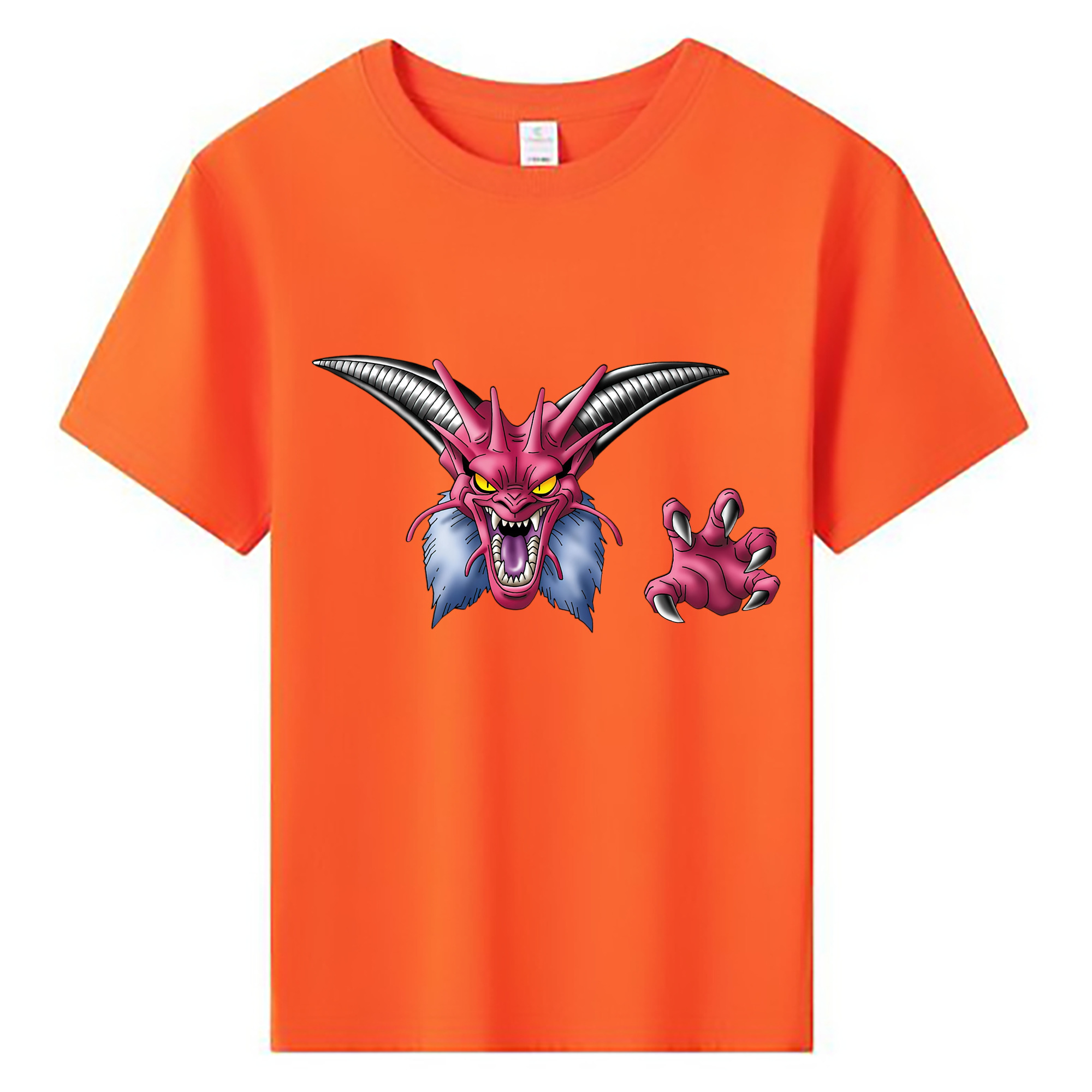 （画像用） ドラゴンクエスト Doragon Kuesuto Dragon Quest 綿100％キッズTシャツ（フロントプリント）