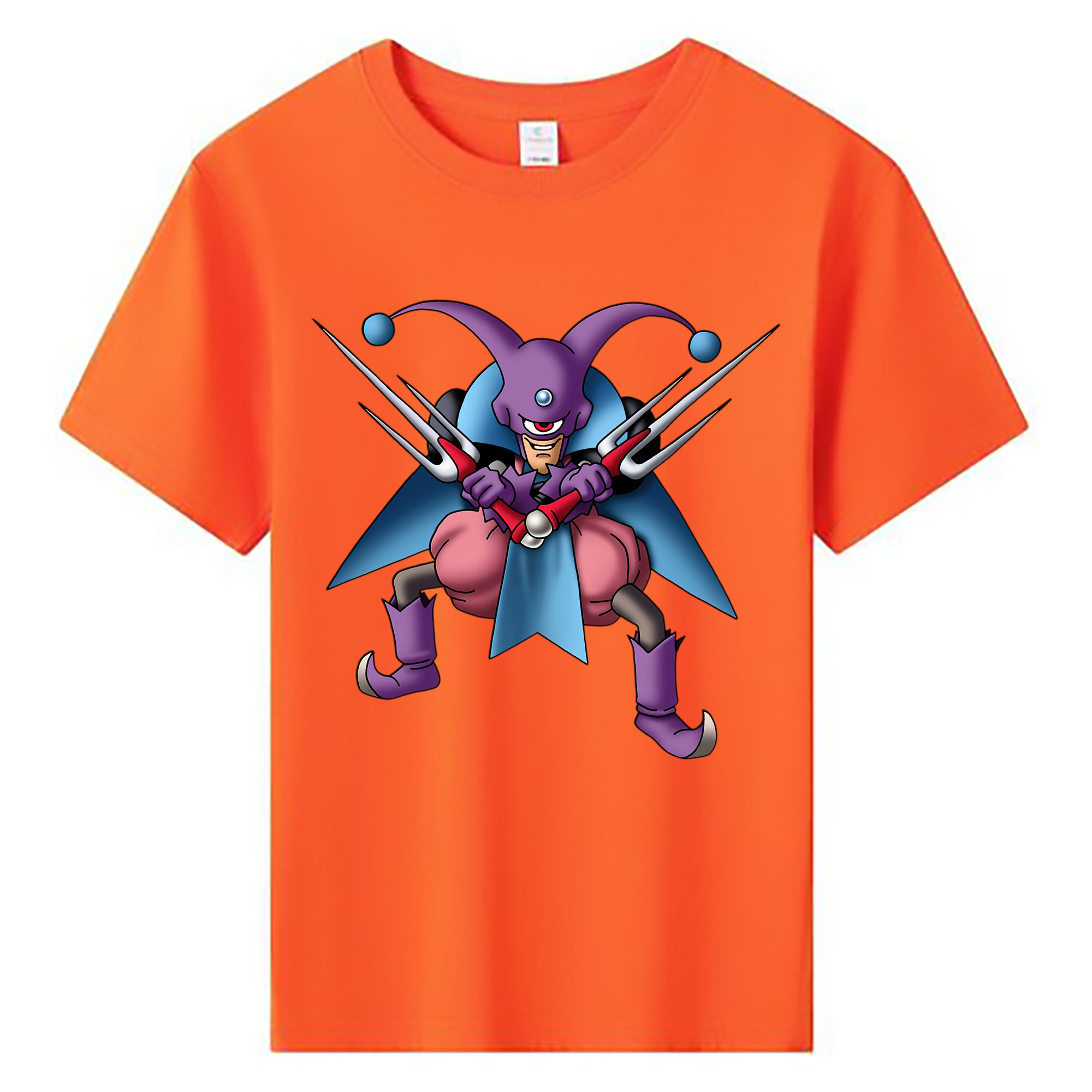 （画像用） ドラゴンクエスト Doragon Kuesuto Dragon Quest 綿100％キッズTシャツ（フロントプリント）