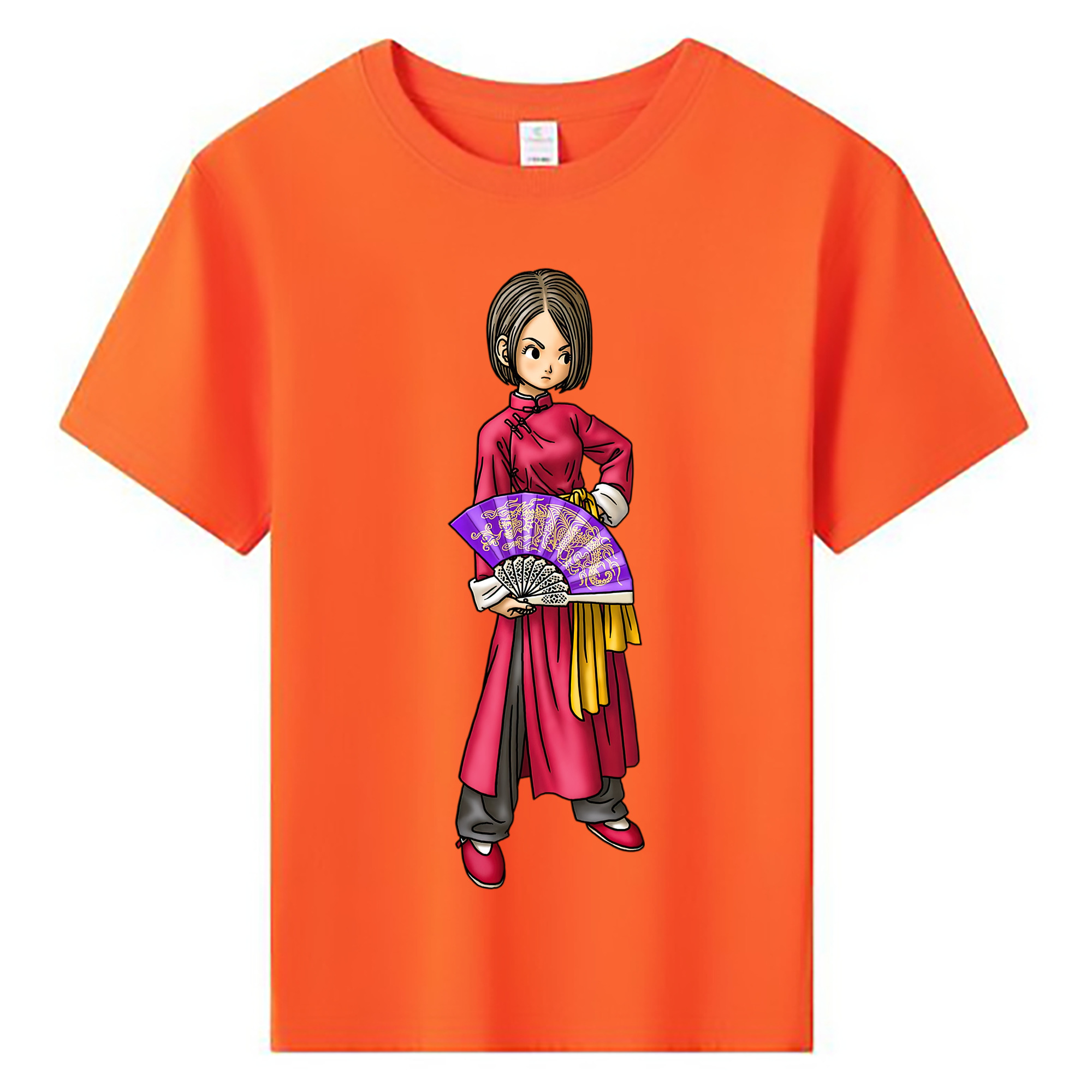 （画像用） ドラゴンクエスト Doragon Kuesuto Dragon Quest 綿100％キッズTシャツ（フロントプリント）