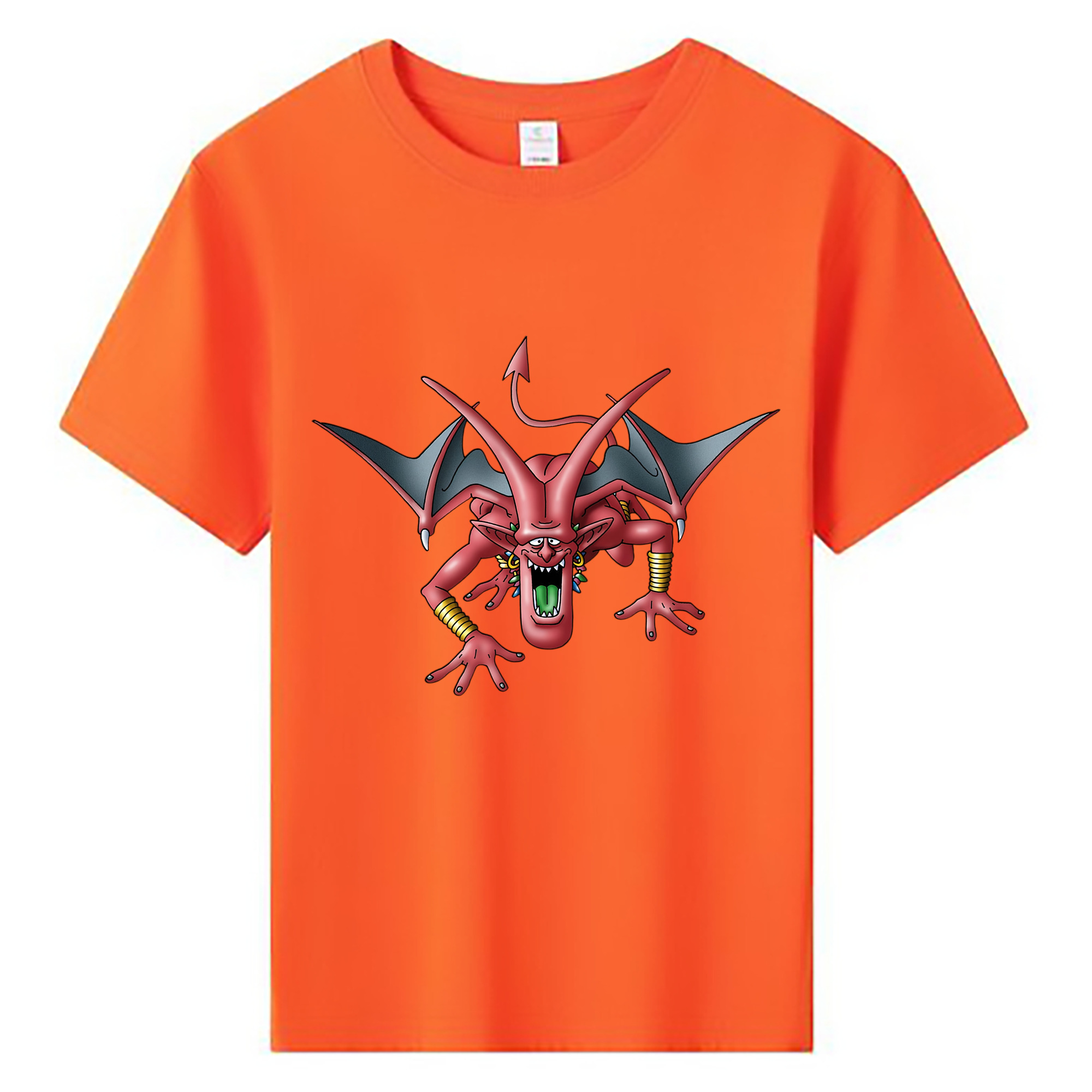 （画像用） ドラゴンクエスト Doragon Kuesuto Dragon Quest 綿100％キッズTシャツ（フロントプリント）
