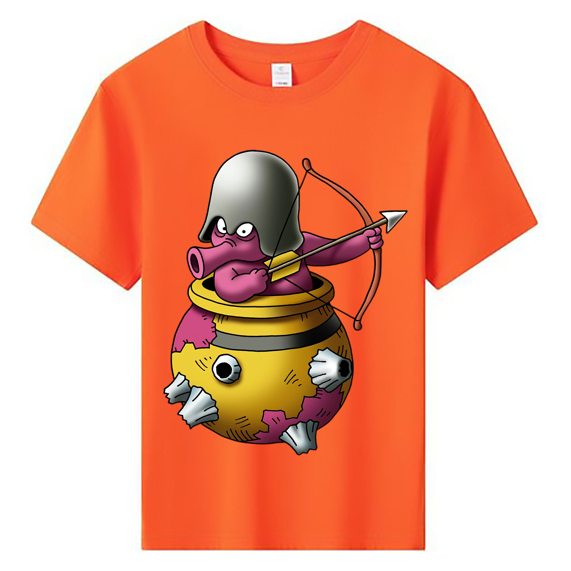 （画像用） ドラゴンクエスト Doragon Kuesuto Dragon Quest 綿100％キッズTシャツ（フロントプリント）