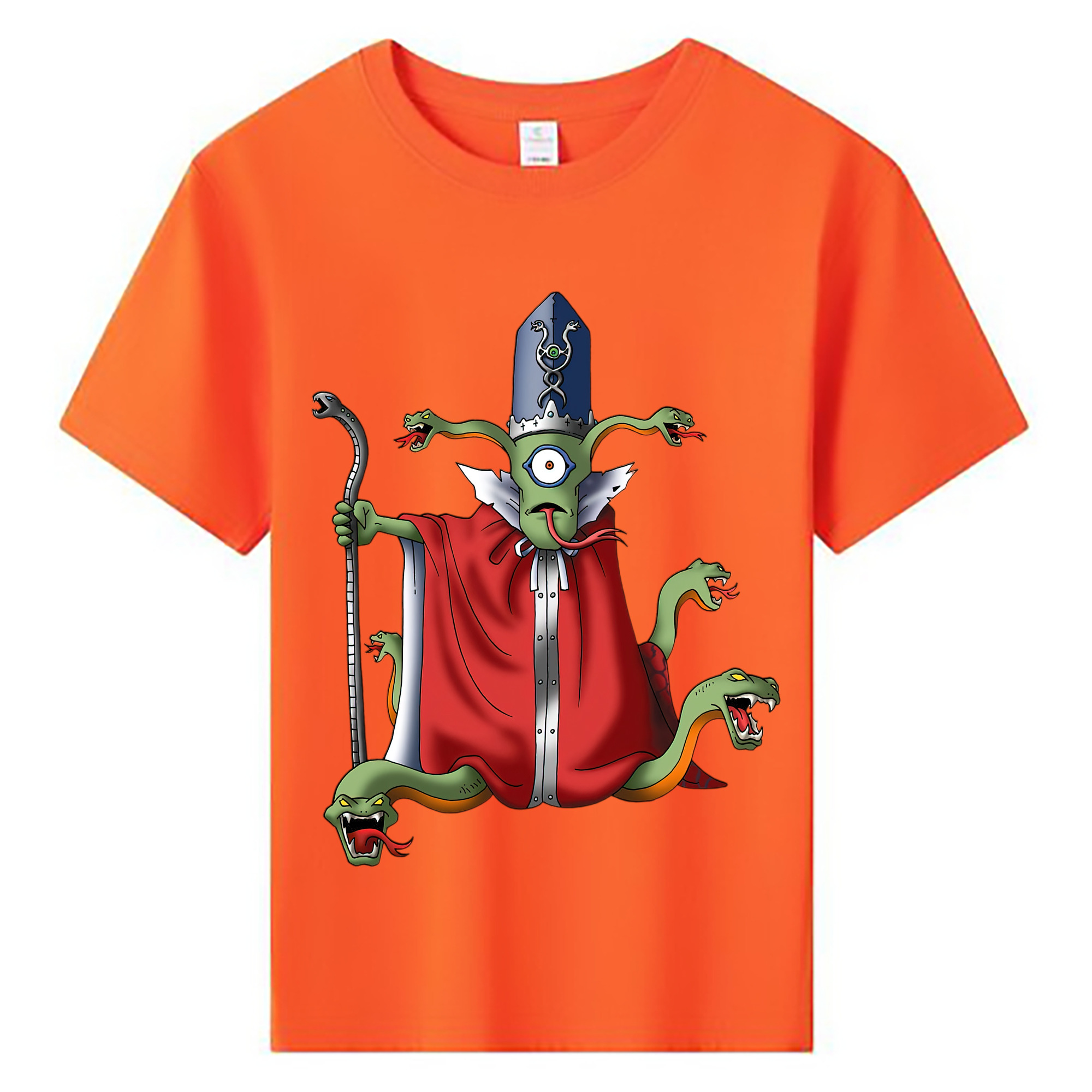 （画像用） ドラゴンクエスト Doragon Kuesuto Dragon Quest 綿100％キッズTシャツ（フロントプリント）