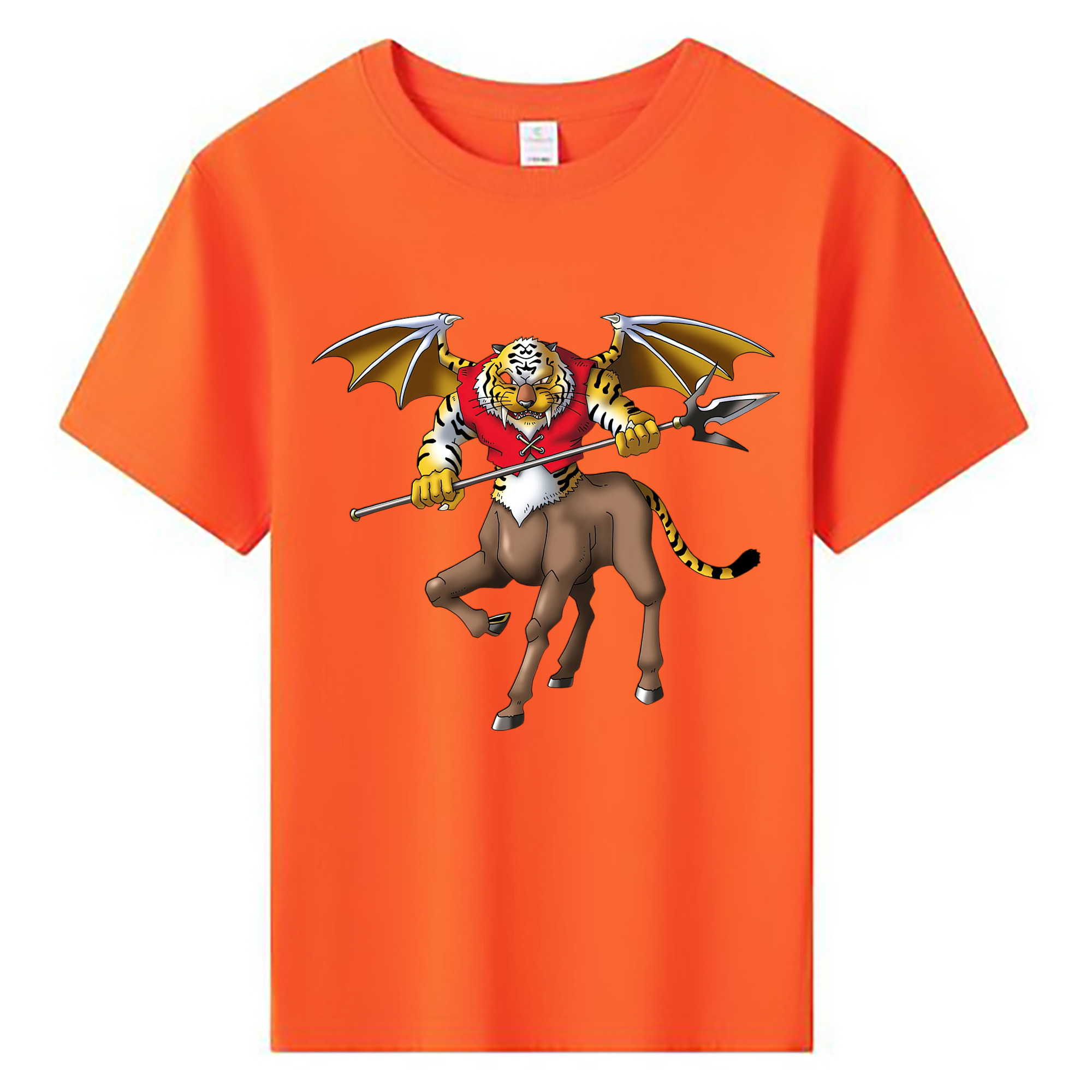 （画像用） ドラゴンクエスト Doragon Kuesuto Dragon Quest 綿100％キッズTシャツ（フロントプリント）