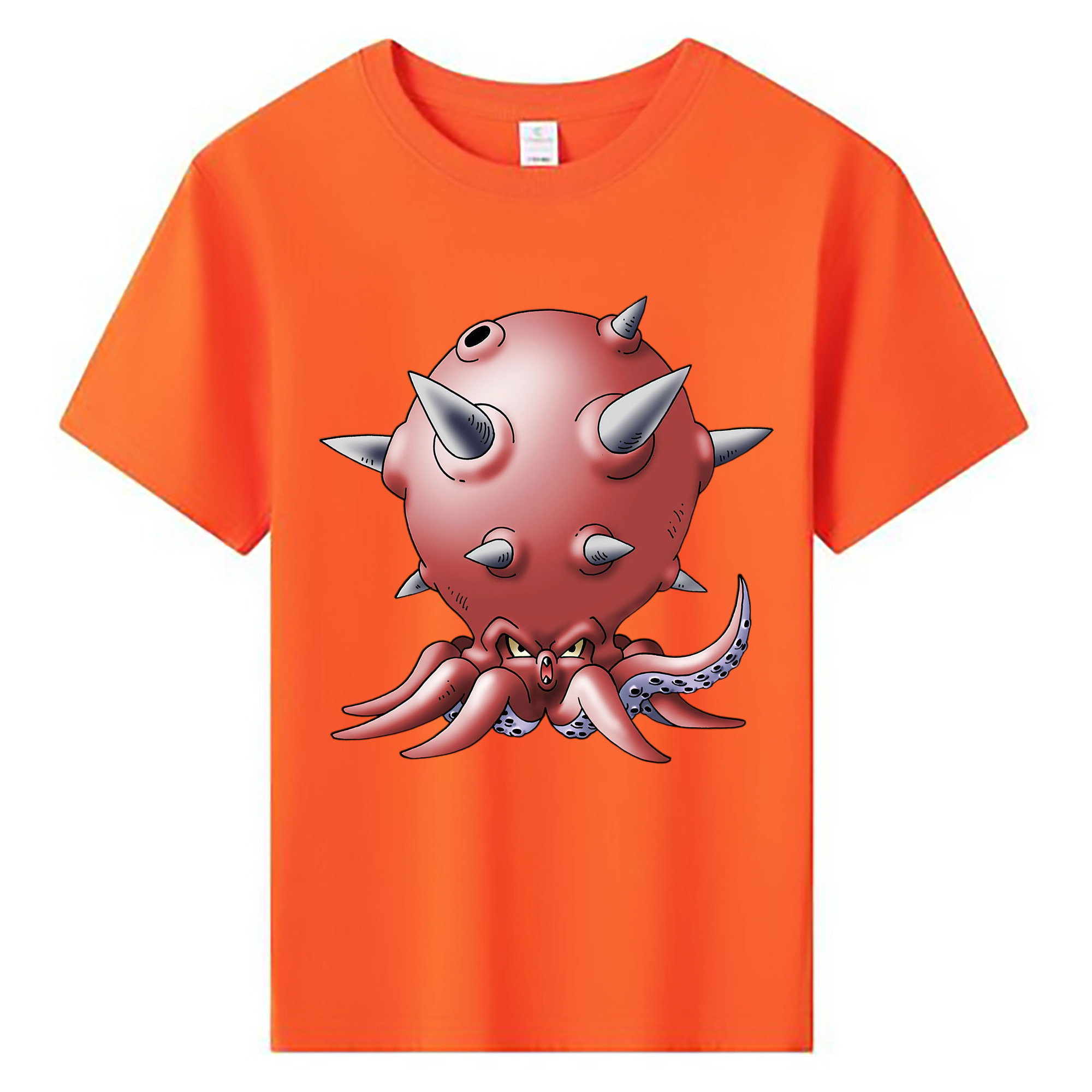 （画像用） ドラゴンクエスト Doragon Kuesuto Dragon Quest 綿100％キッズTシャツ（フロントプリント）