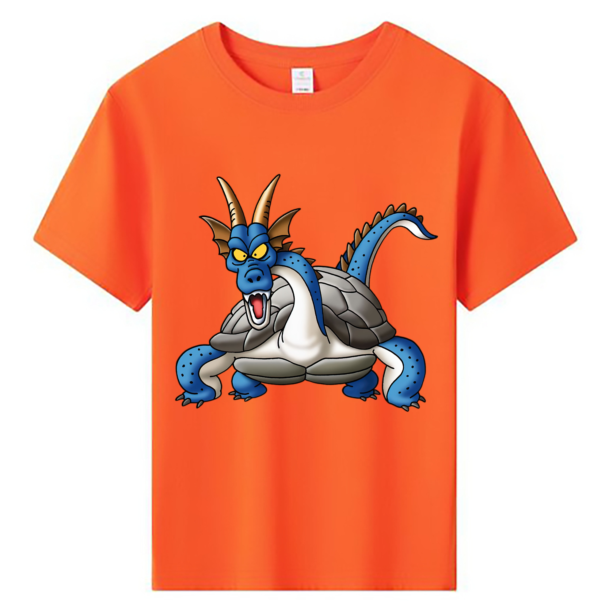 （画像用） ドラゴンクエスト Doragon Kuesuto Dragon Quest 綿100％キッズTシャツ（フロントプリント）