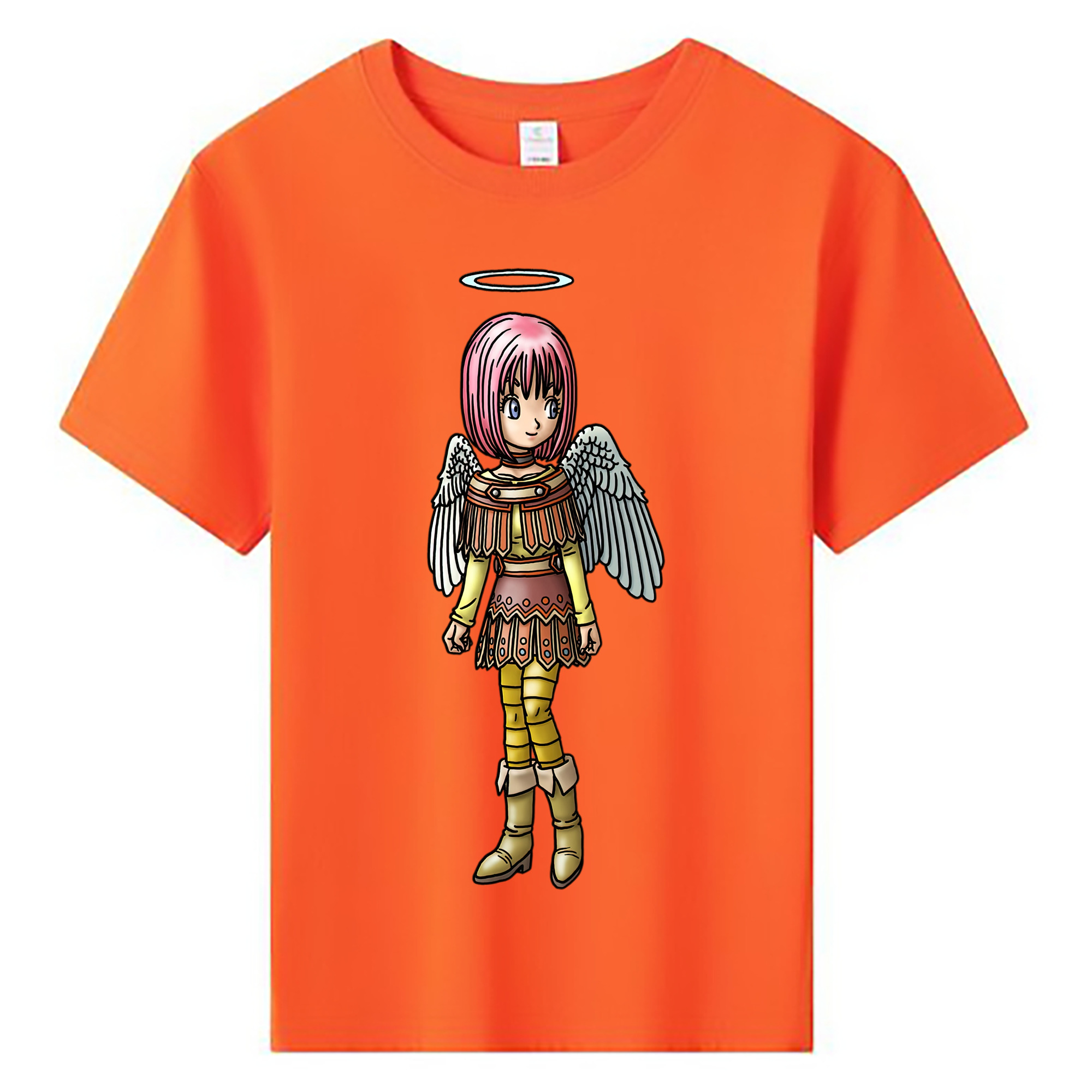 （画像用） ドラゴンクエスト Doragon Kuesuto Dragon Quest 綿100％キッズTシャツ（フロントプリント）