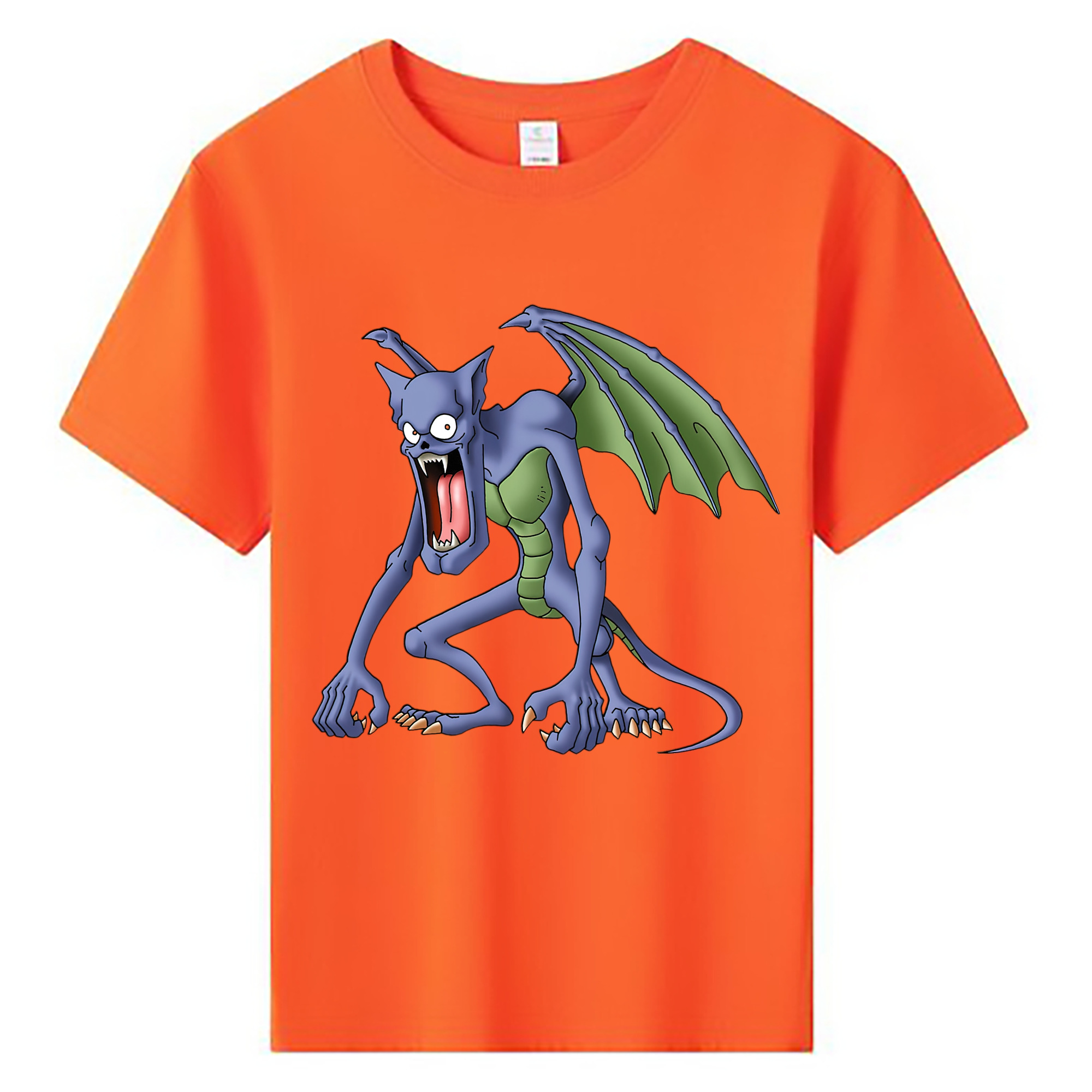 （画像用） ドラゴンクエスト Doragon Kuesuto Dragon Quest 綿100％キッズTシャツ（フロントプリント）