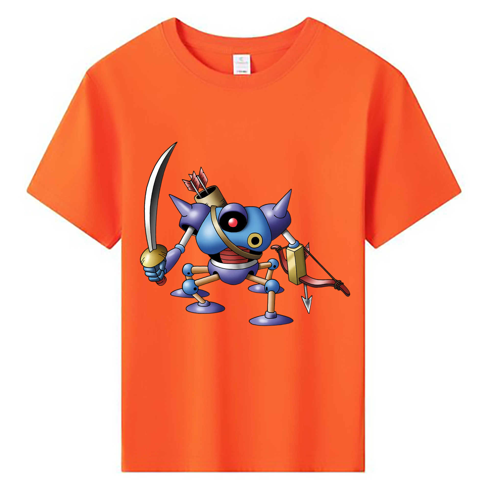 （画像用） ドラゴンクエスト Doragon Kuesuto Dragon Quest 綿100％キッズTシャツ（フロントプリント）