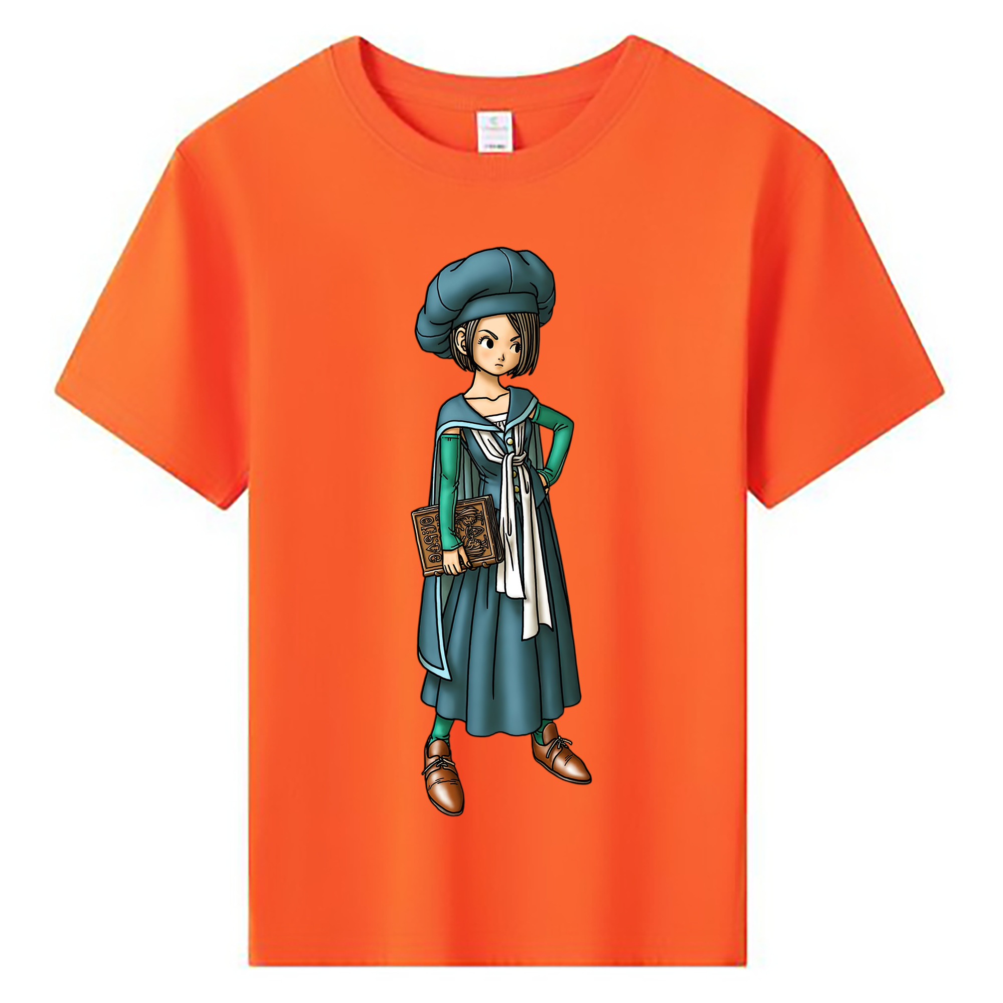 （画像用） ドラゴンクエスト Doragon Kuesuto Dragon Quest 綿100％キッズTシャツ（フロントプリント）