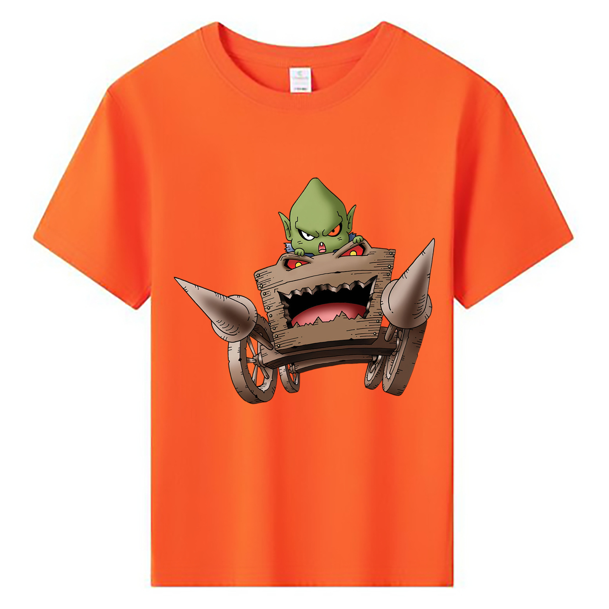 （画像用） ドラゴンクエスト Doragon Kuesuto Dragon Quest 綿100％キッズTシャツ（フロントプリント）