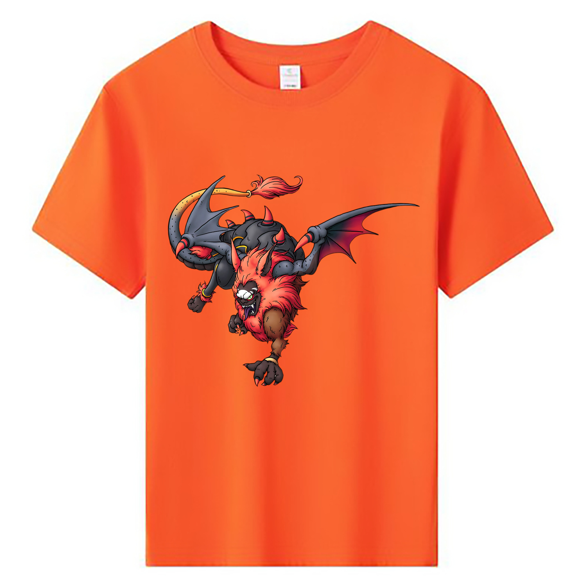 （画像用） ドラゴンクエスト Doragon Kuesuto Dragon Quest 綿100％キッズTシャツ（フロントプリント）
