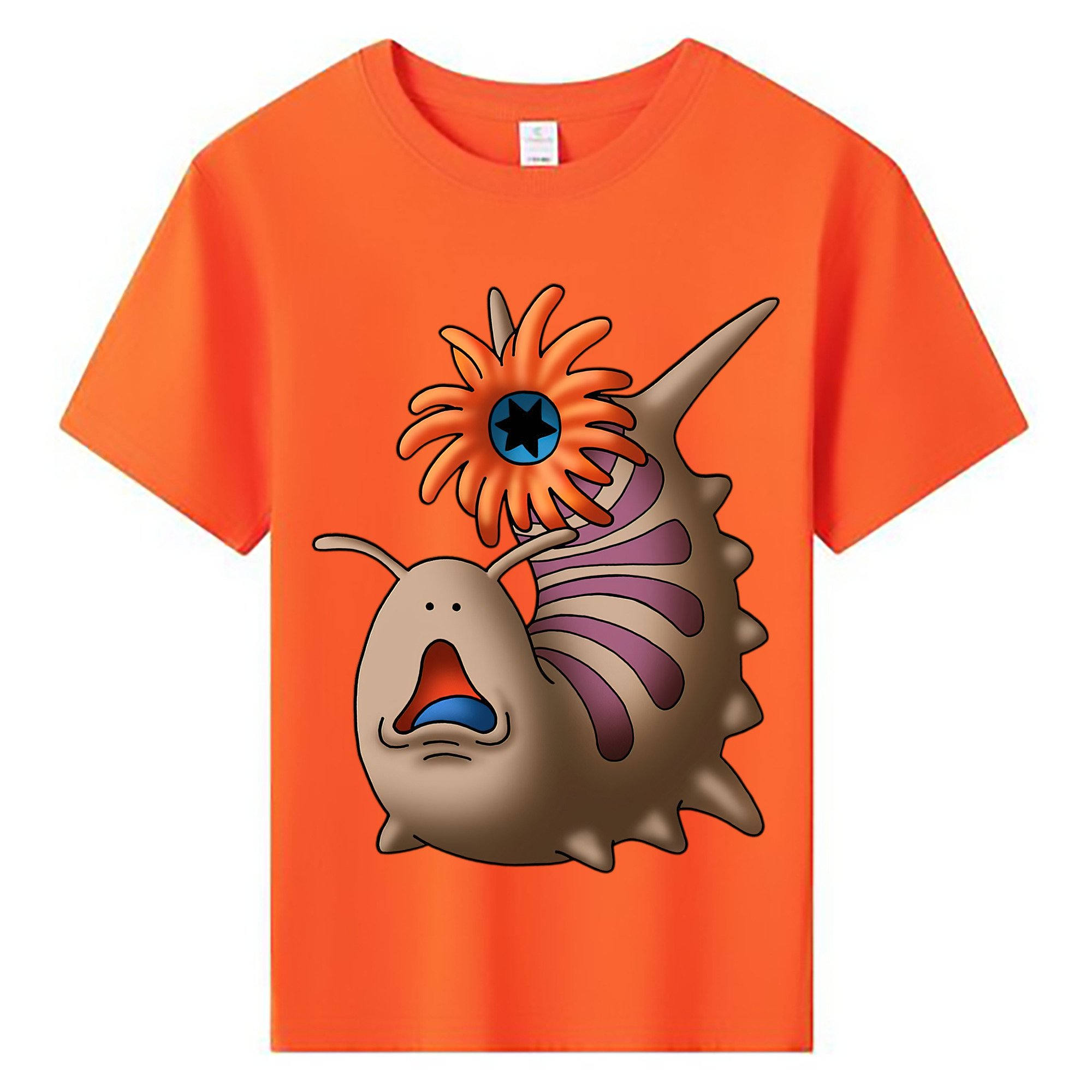 （画像用） ドラゴンクエスト Doragon Kuesuto Dragon Quest 綿100％キッズTシャツ（フロントプリント）