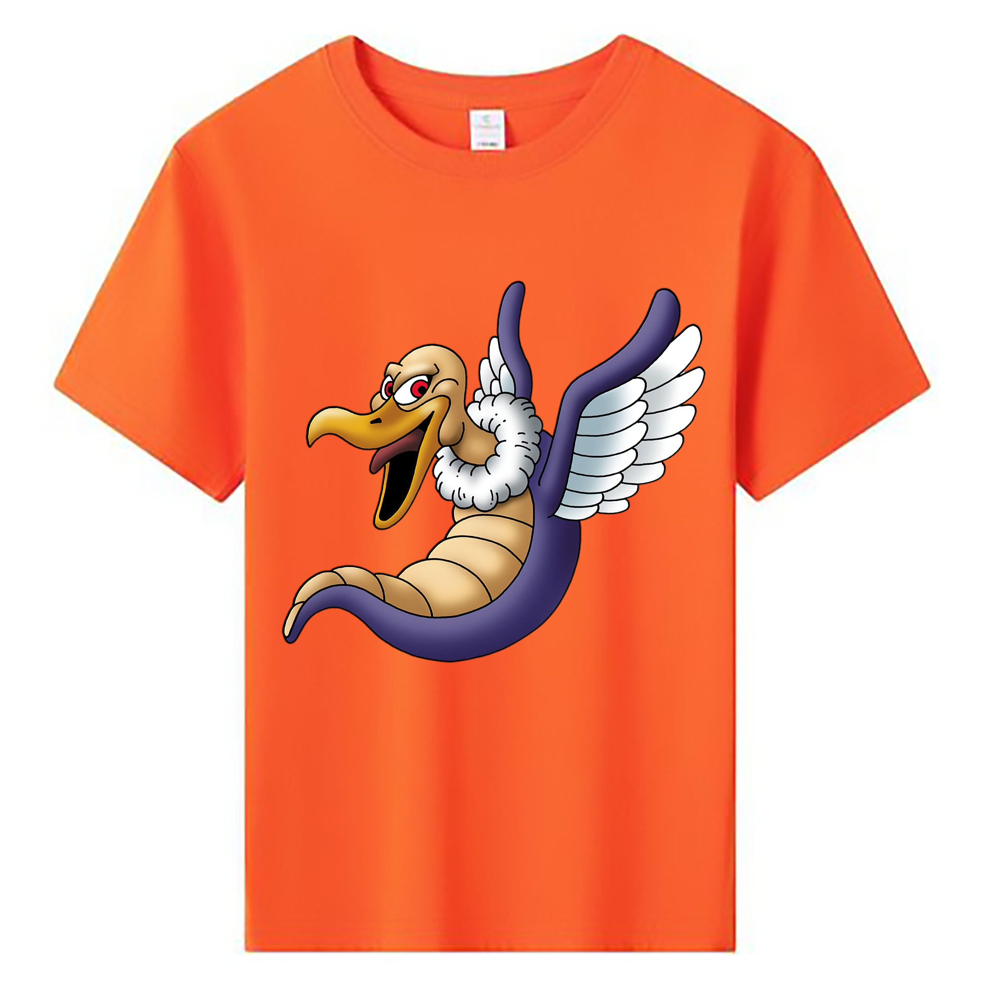 （画像用） ドラゴンクエスト Doragon Kuesuto Dragon Quest 綿100％キッズTシャツ（フロントプリント）