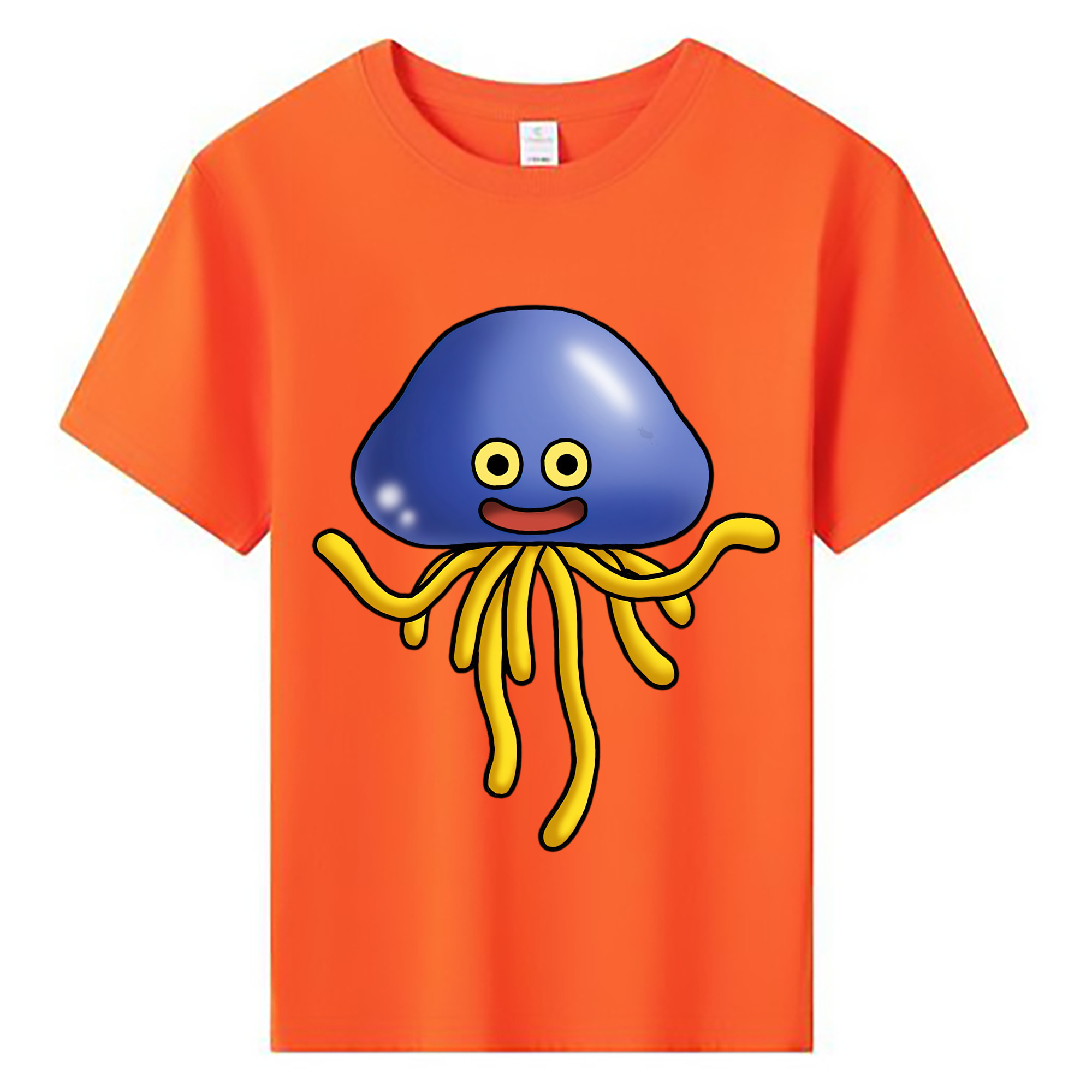 （画像用） ドラゴンクエスト Doragon Kuesuto Dragon Quest 綿100％キッズTシャツ（フロントプリント）