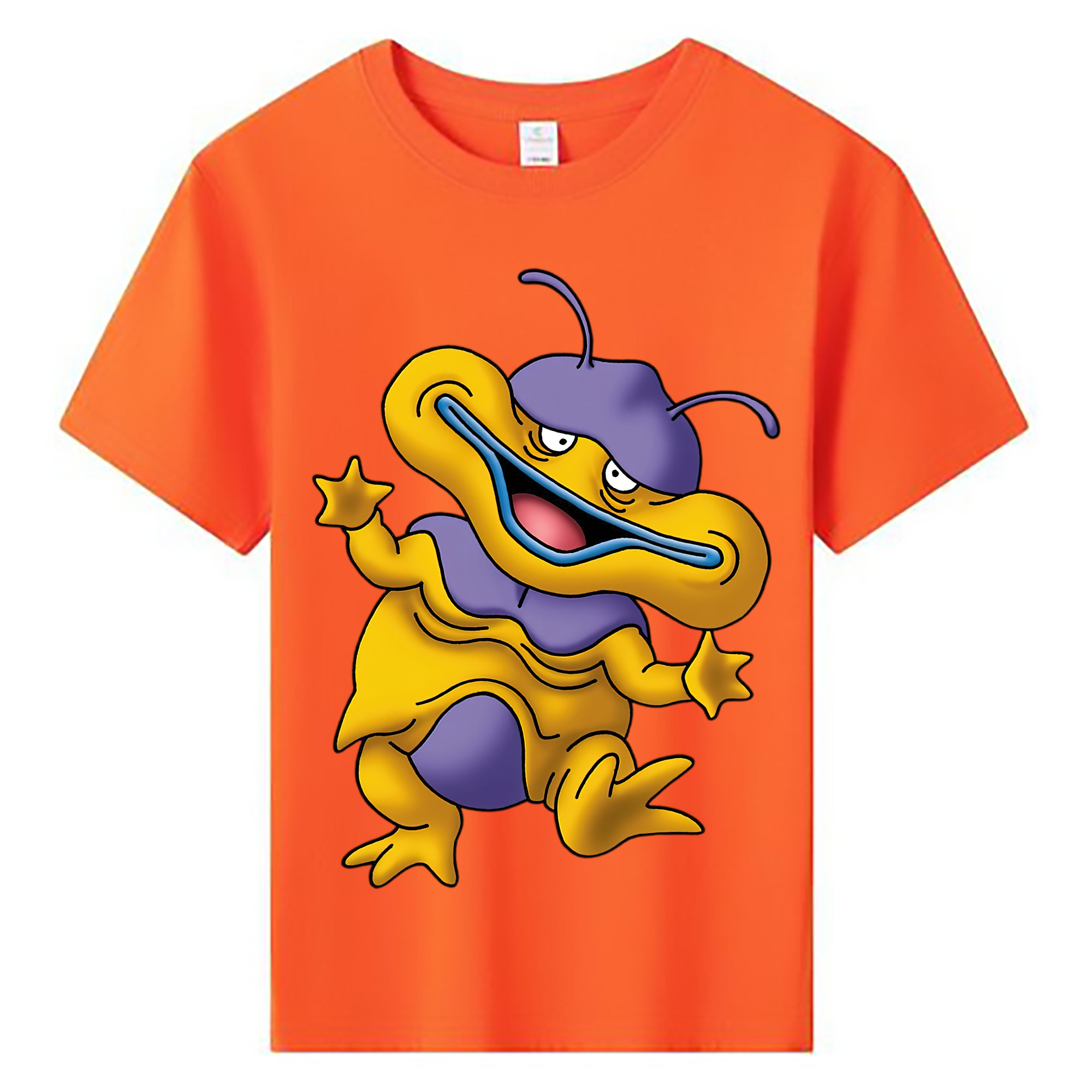 （画像用） ドラゴンクエスト Doragon Kuesuto Dragon Quest 綿100％キッズTシャツ（フロントプリント）