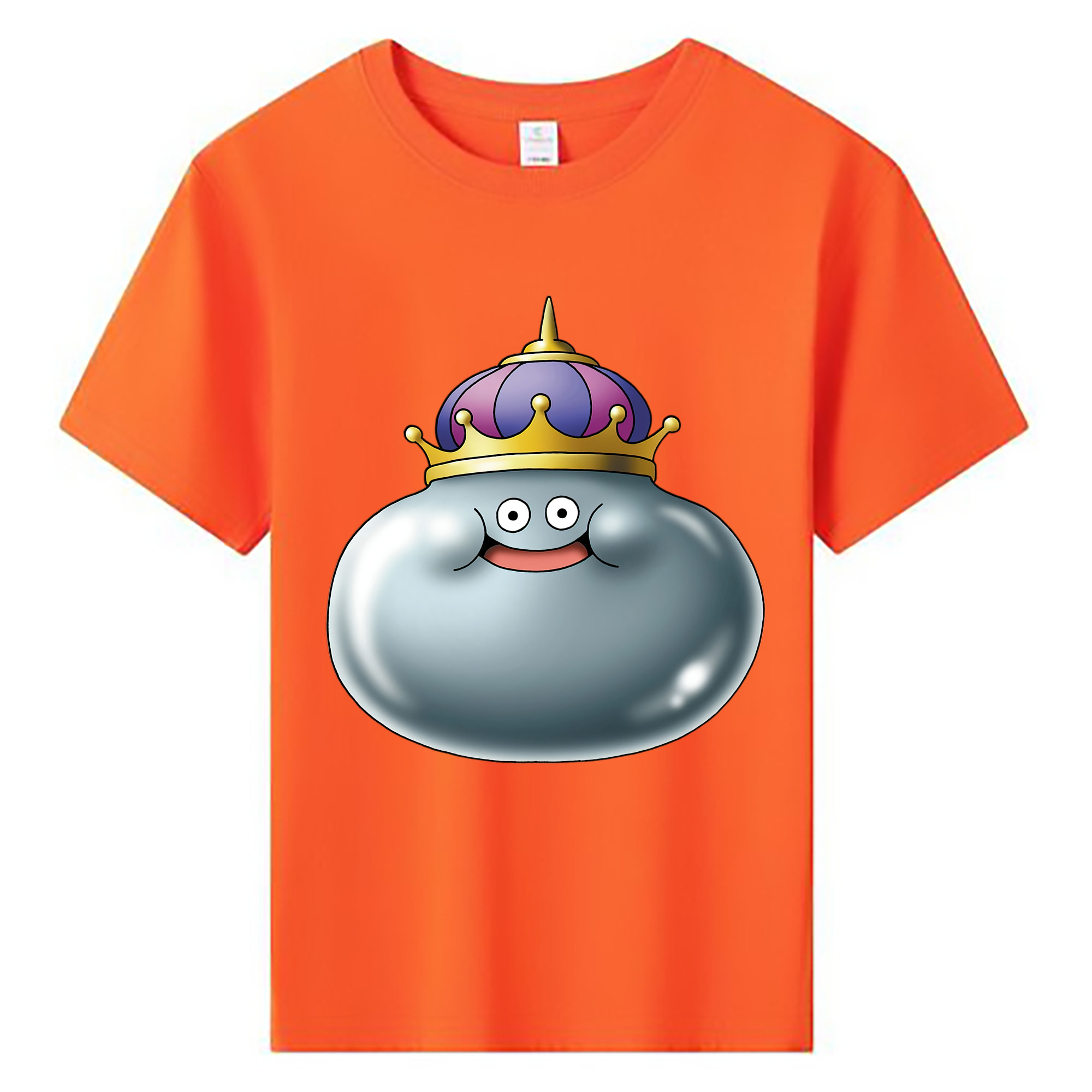（画像用） ドラゴンクエスト Doragon Kuesuto Dragon Quest 綿100％キッズTシャツ（フロントプリント）
