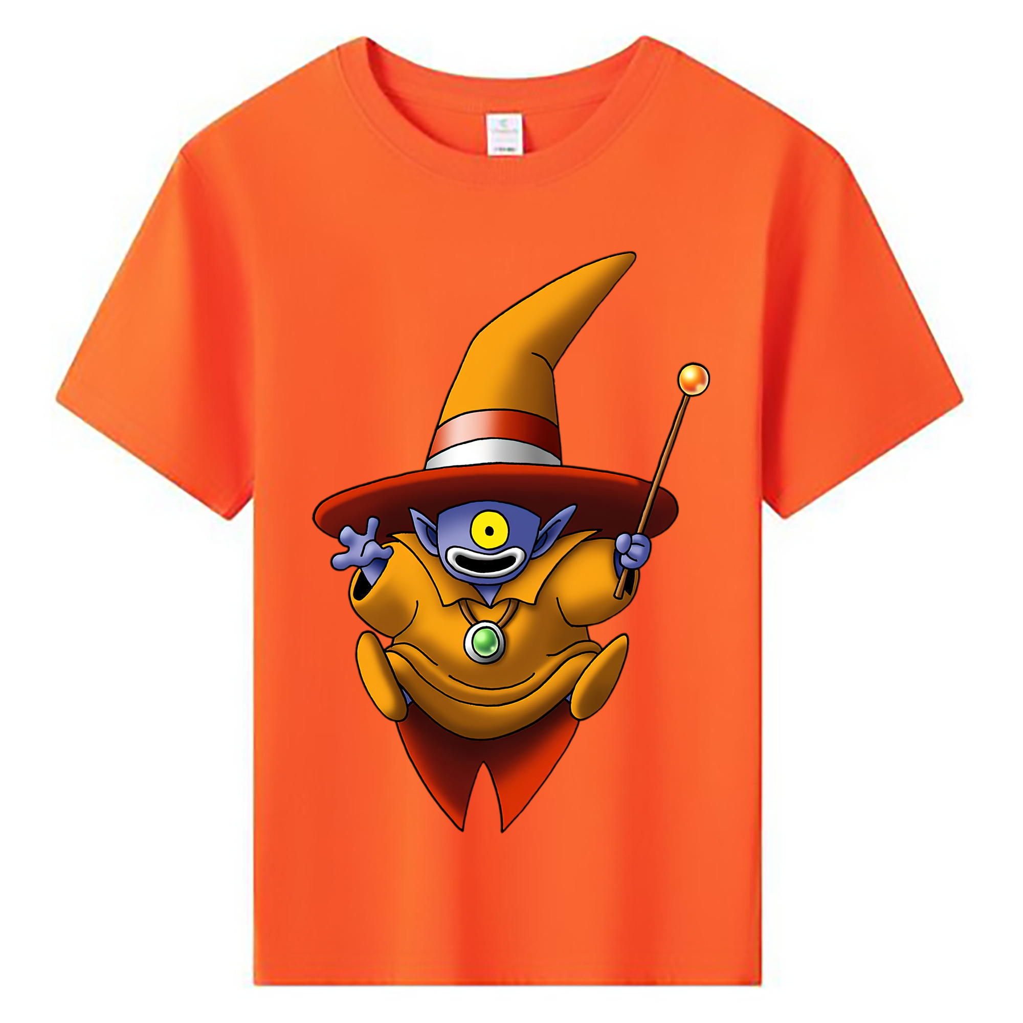 （画像用） ドラゴンクエスト Doragon Kuesuto Dragon Quest 綿100％キッズTシャツ（フロントプリント）