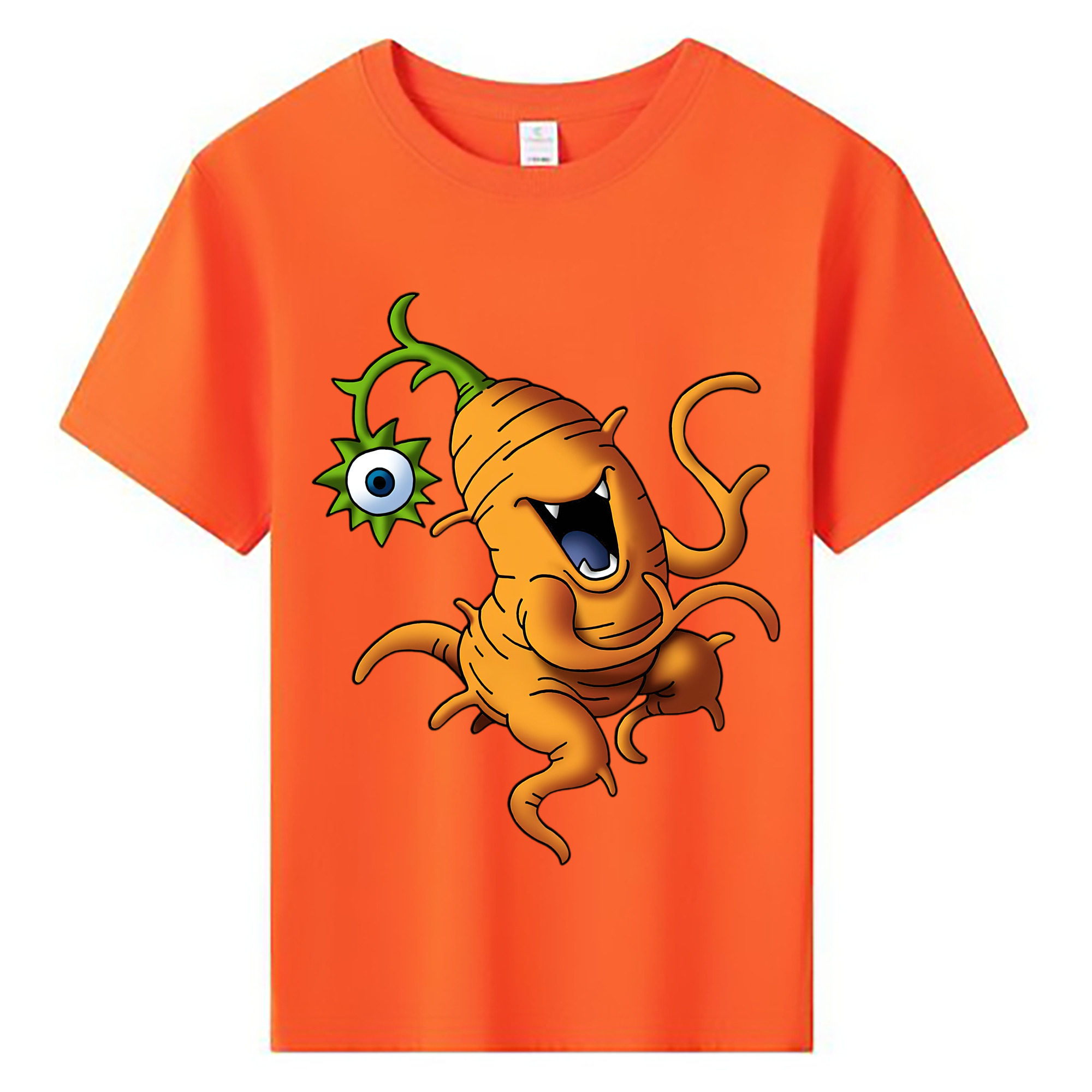 （画像用） ドラゴンクエスト Doragon Kuesuto Dragon Quest 綿100％キッズTシャツ（フロントプリント）